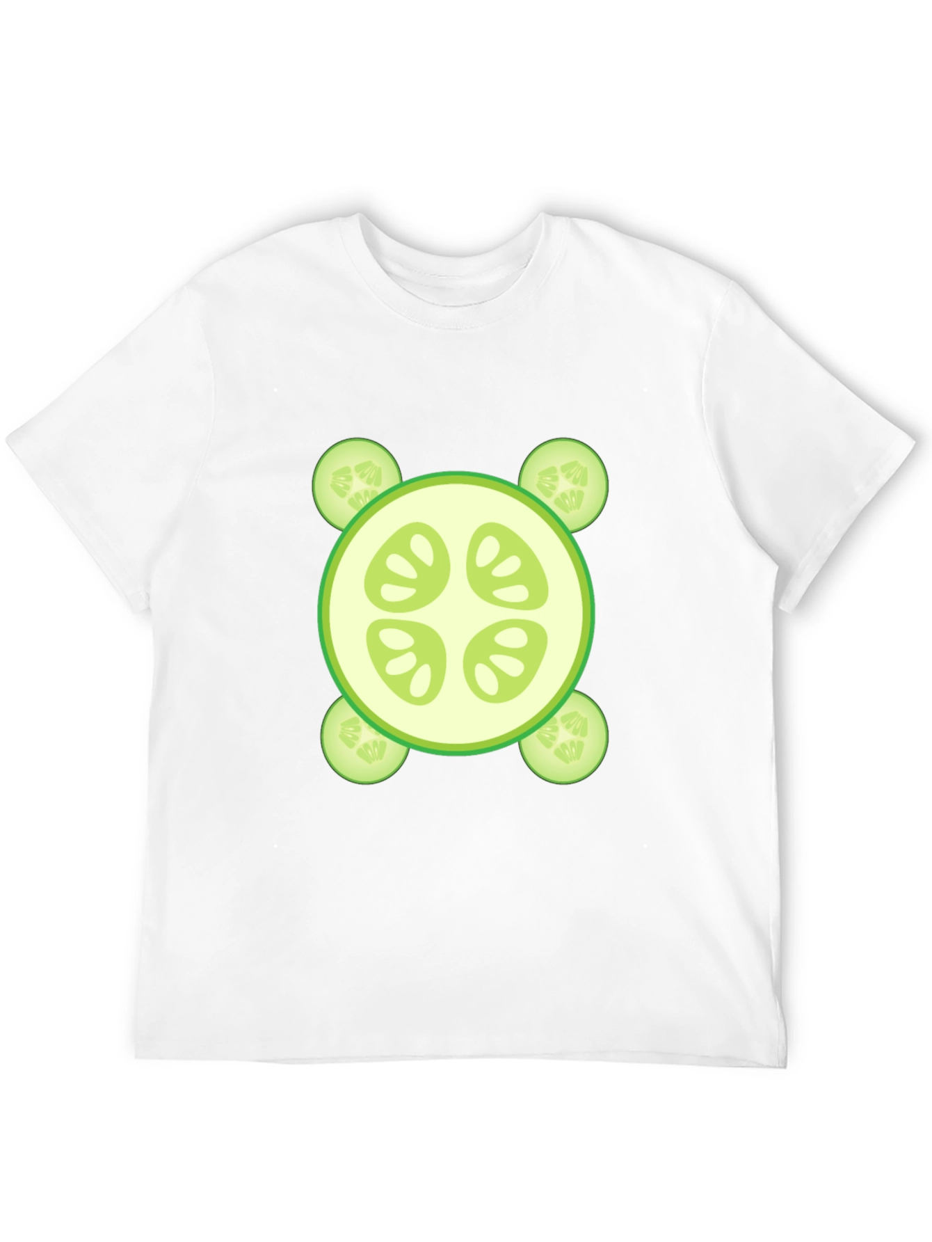 Cucumber Slice Graphic Tee - Fresh & Fun Design