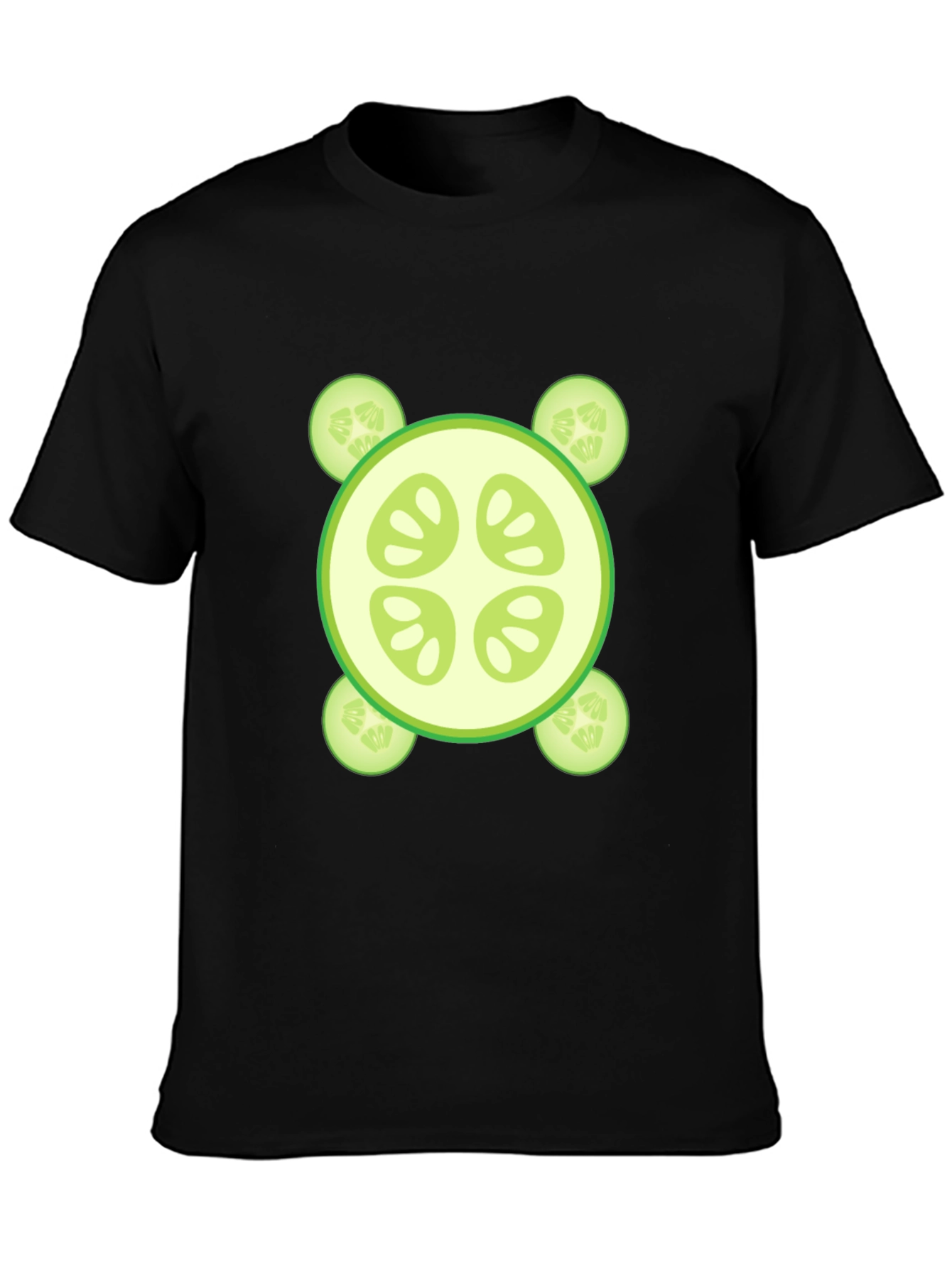Cucumber Slice Graphic Tee - Fresh & Fun Design