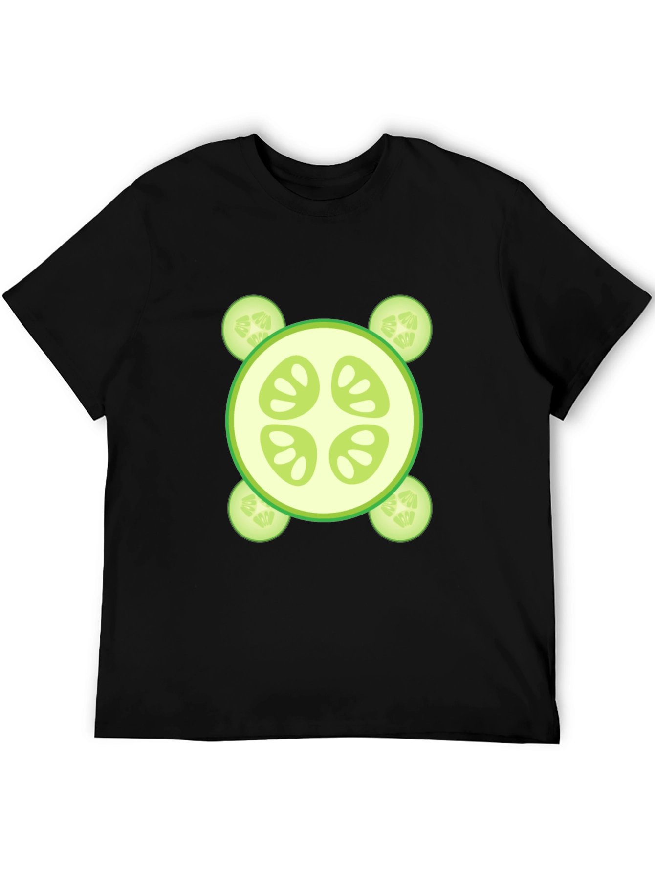 Cucumber Slice Graphic Tee - Fresh & Fun Design