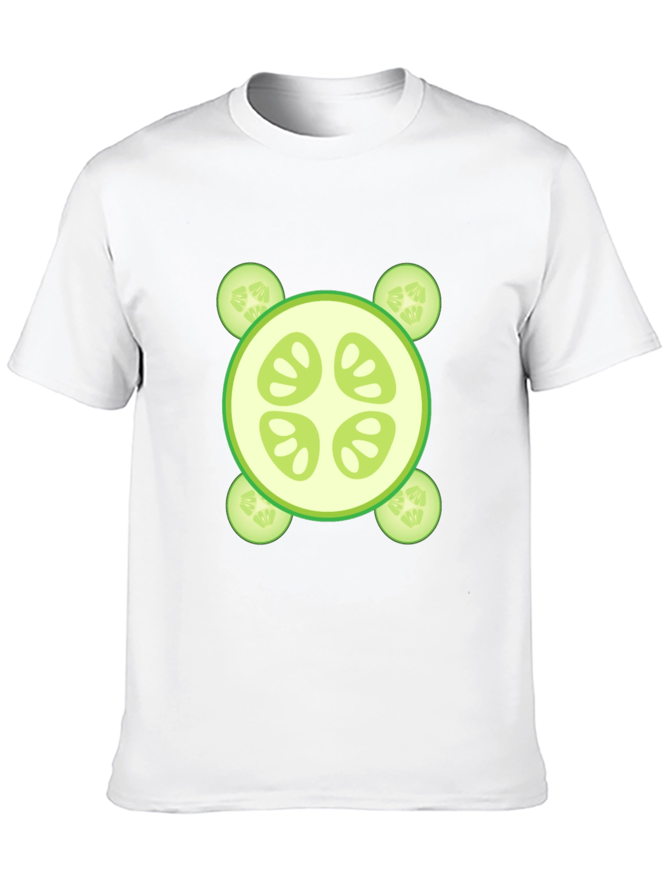 Cucumber Slice Graphic Tee - Fresh & Fun Design