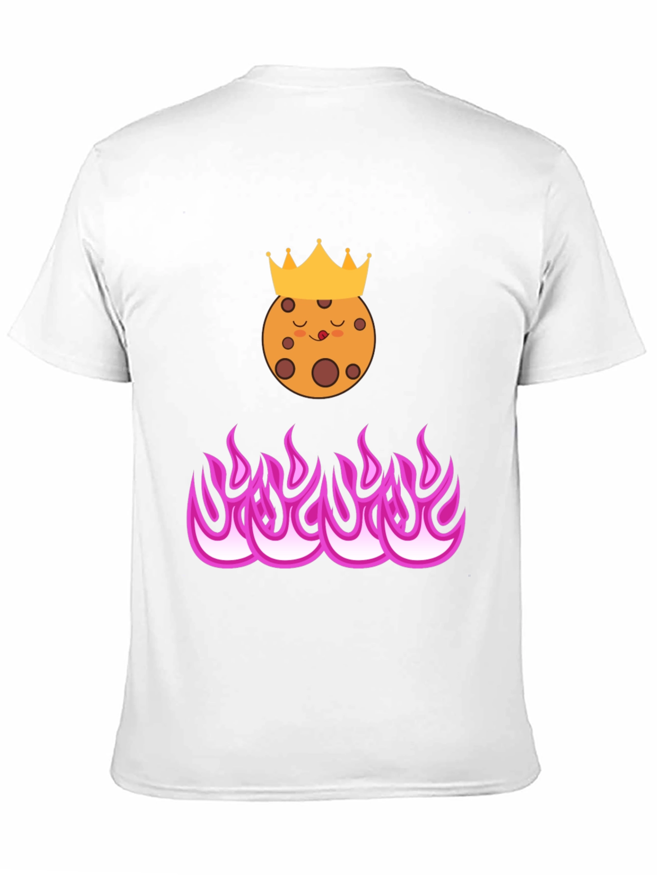 Cookie King on Fire T-Shirt - Trendy Graphic Tee