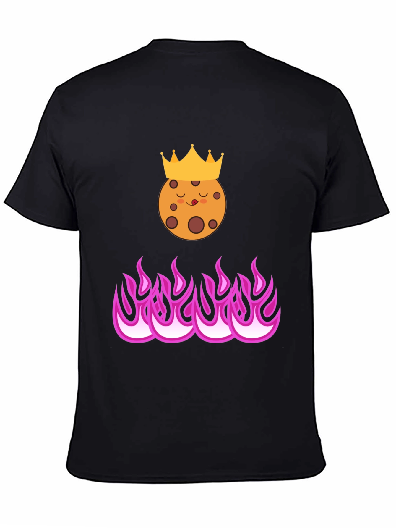 Cookie King on Fire T-Shirt - Trendy Graphic Tee