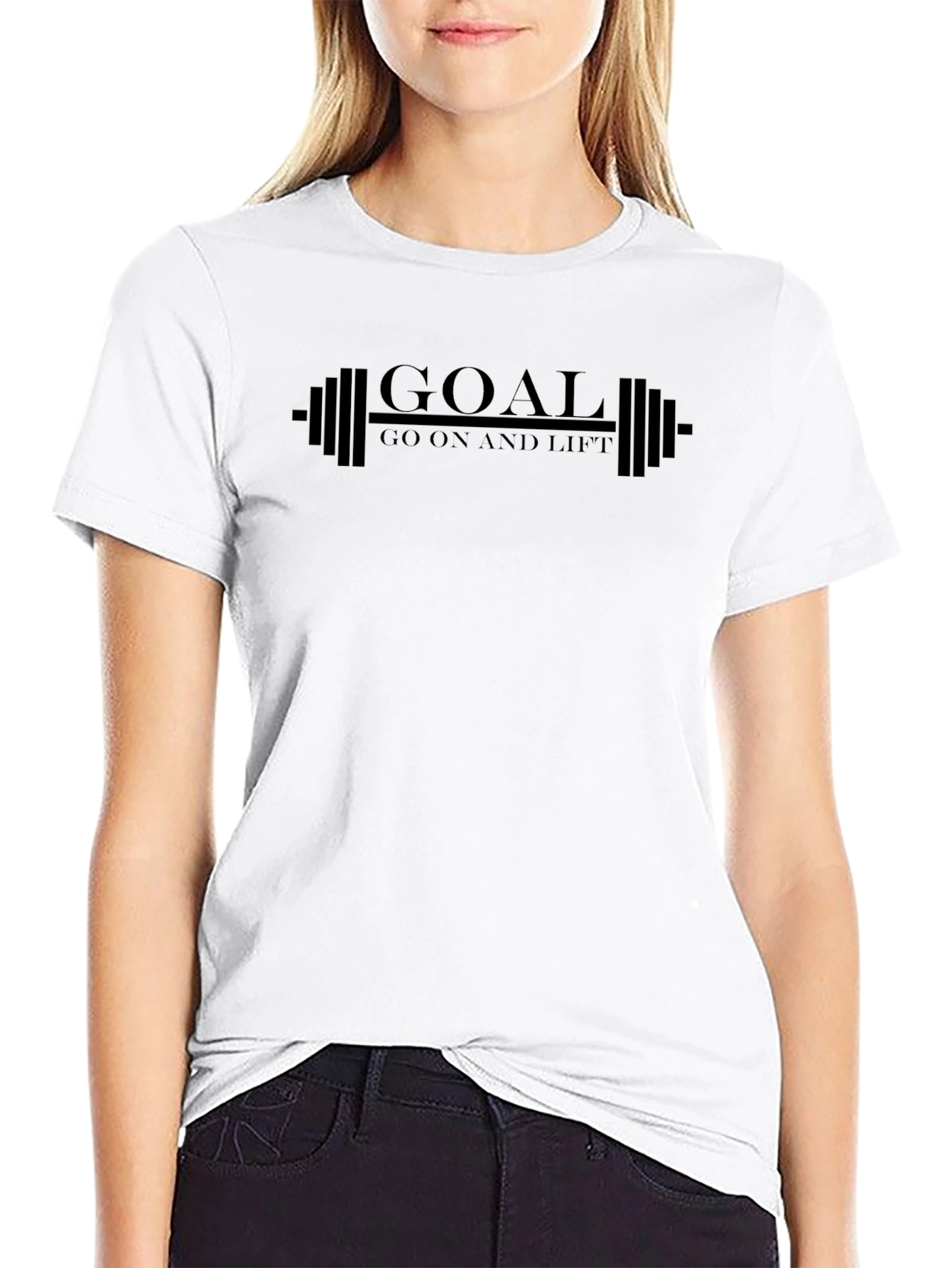 Goal Go On And Lift Black T-Shirt
