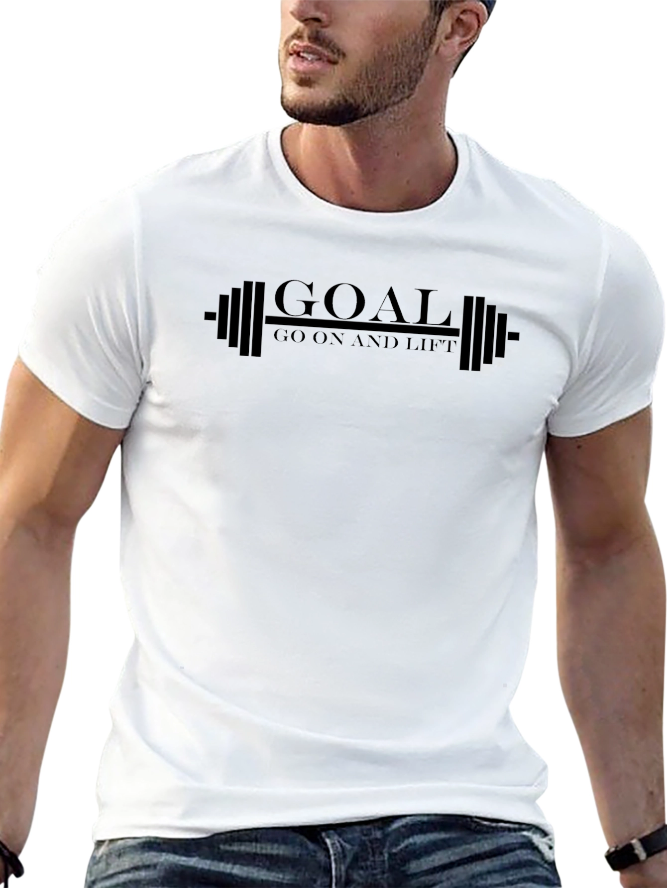 Goal Go On And Lift Black T-Shirt