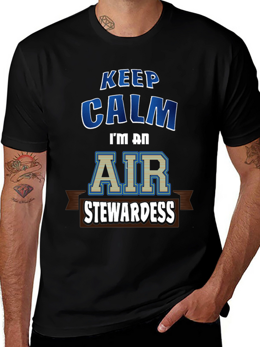 Keep Calm Air Stewardess T-Shirt