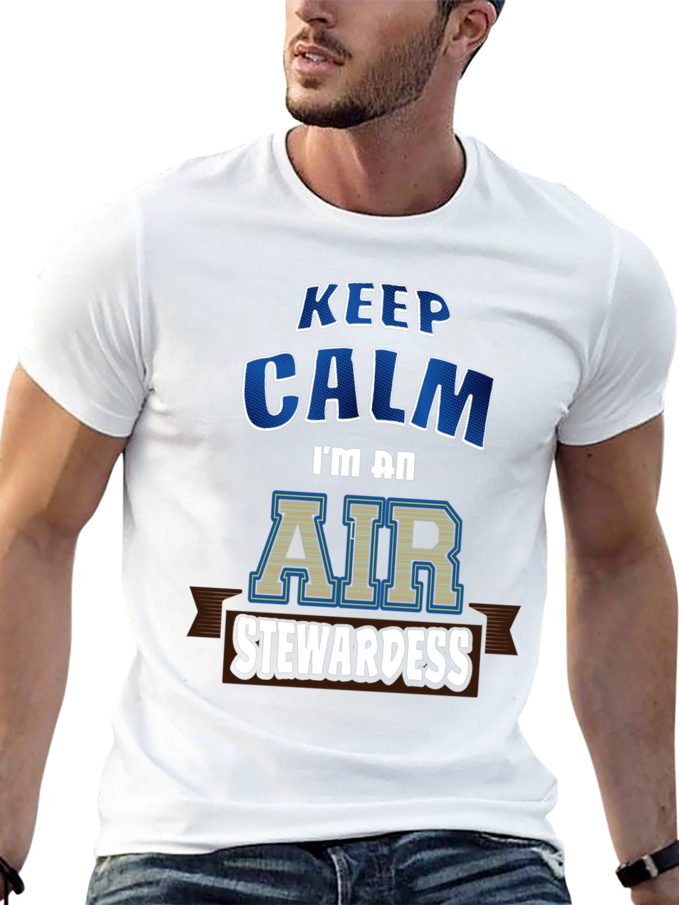 Keep Calm Air Stewardess T-Shirt