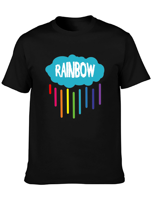 Rainbow Cloud Graphic T-Shirt - Unisex