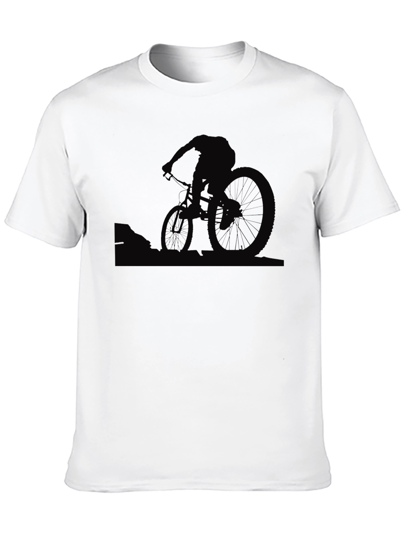 Mountain Bike Graphic Tee - Mens Black T-Shirt