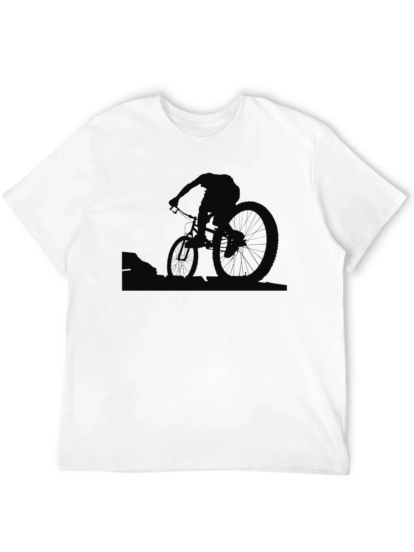 Mountain Bike Graphic Tee - Mens Black T-Shirt