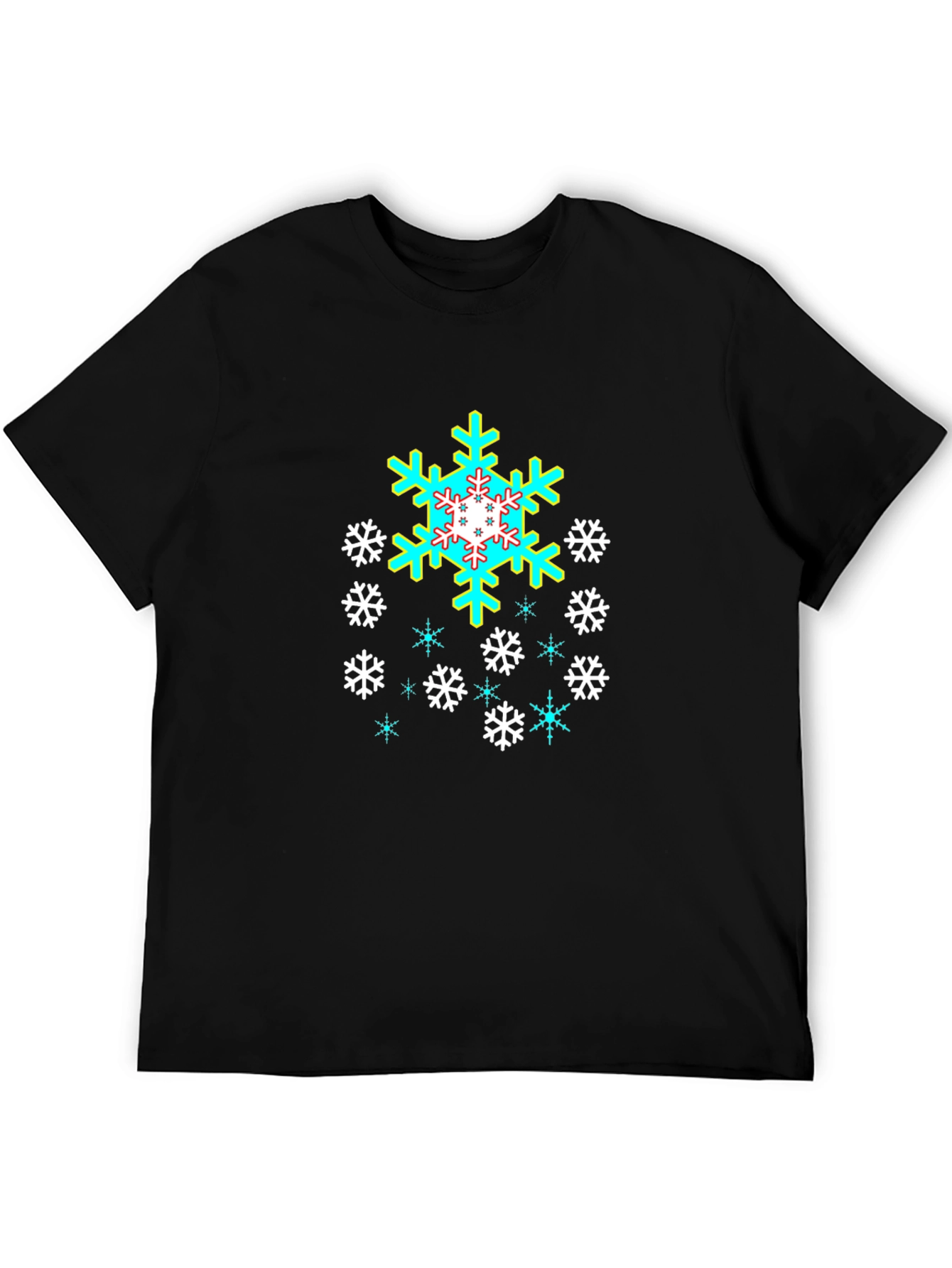 Snowflake Graphic Tee - Cool Winter Style