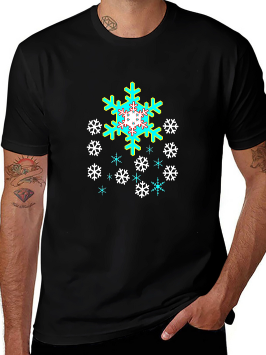 Snowflake Graphic Tee - Cool Winter Style