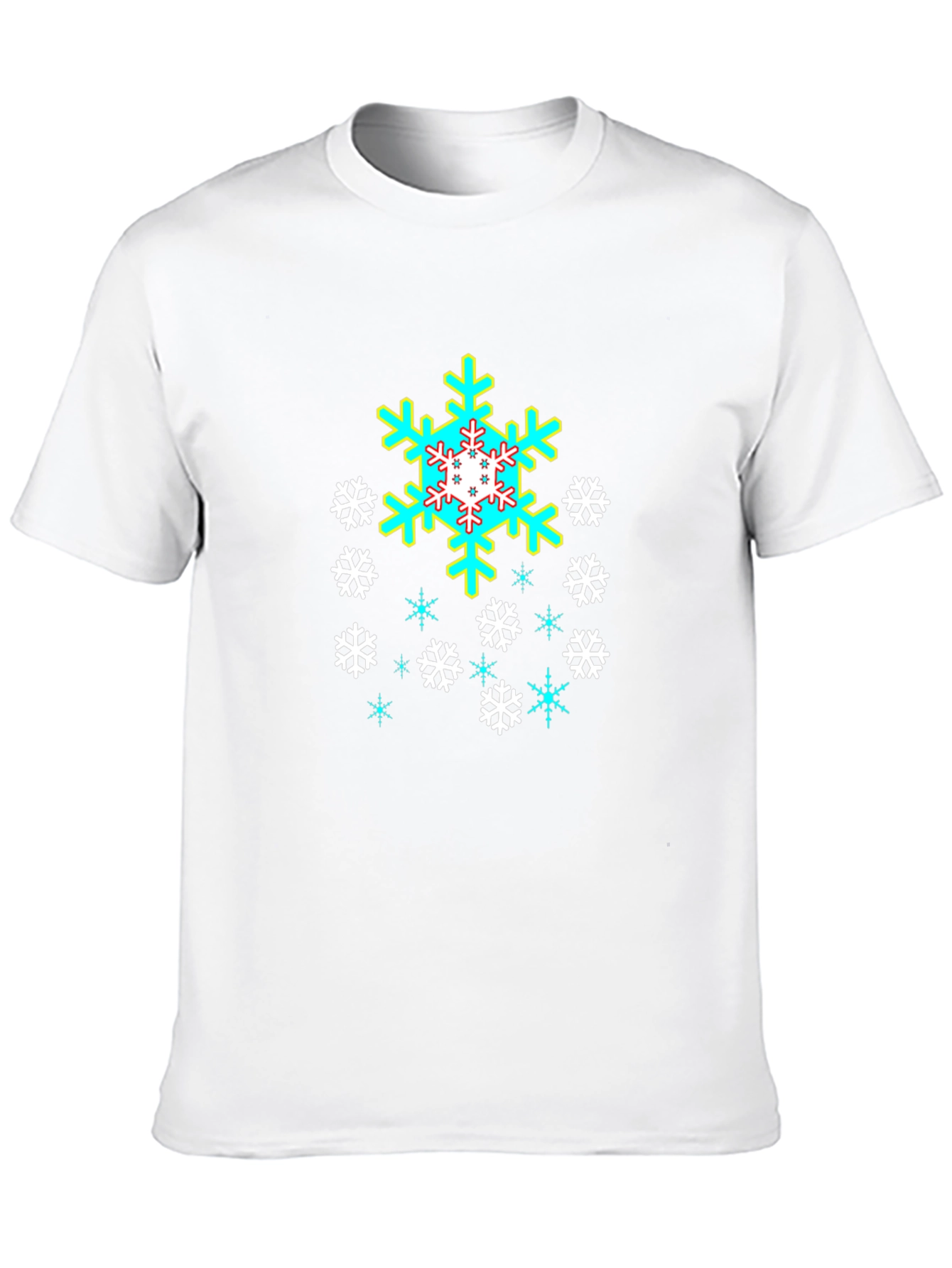 Snowflake Graphic Tee - Cool Winter Style