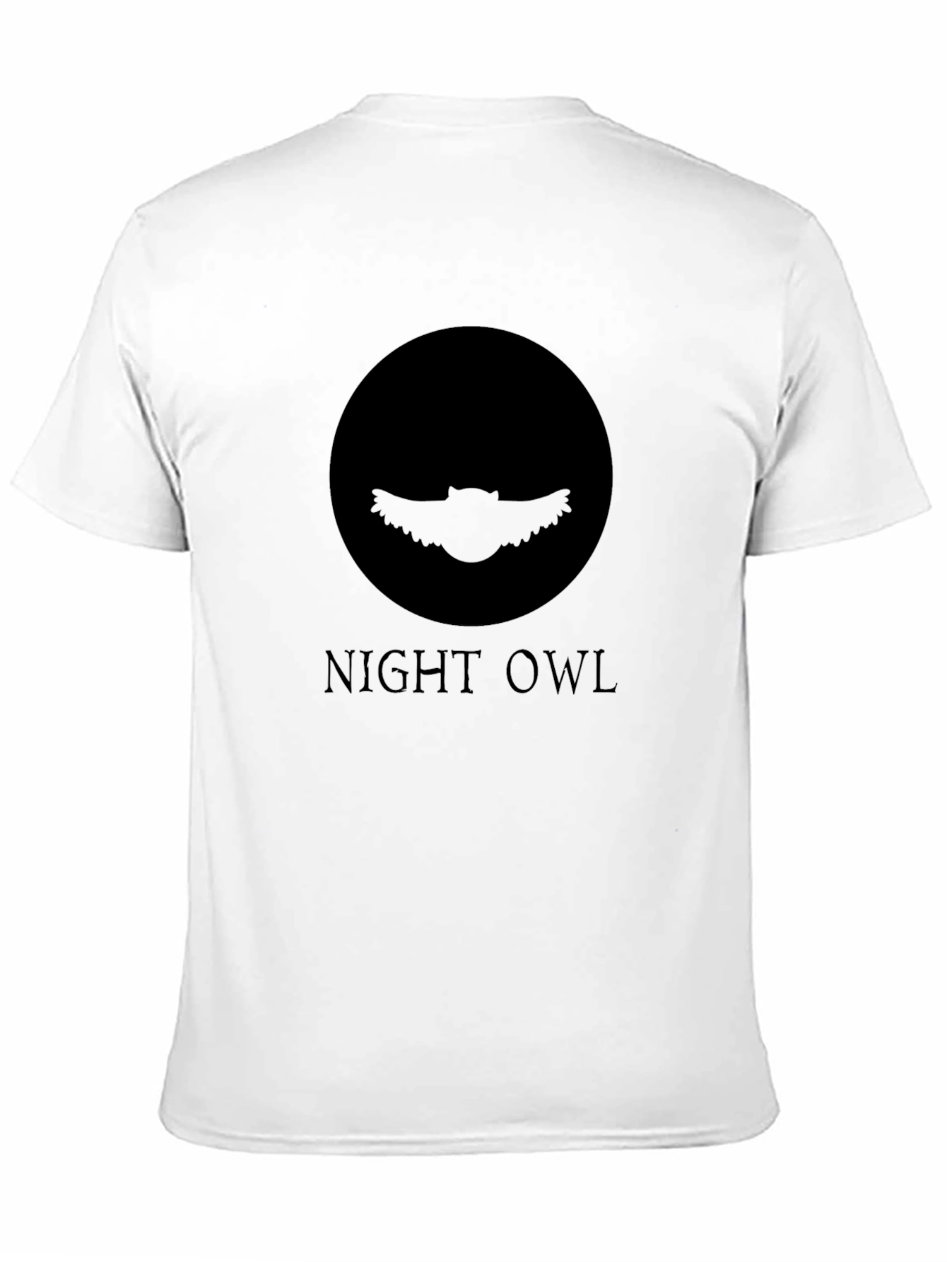Night Owl Graphic Tee - Mens Black T-Shirt