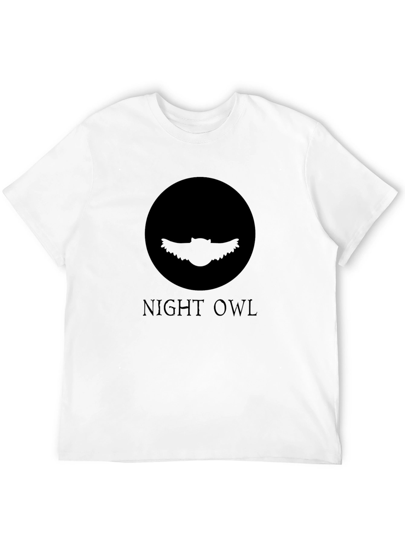 Night Owl Graphic Tee - Mens Black T-Shirt