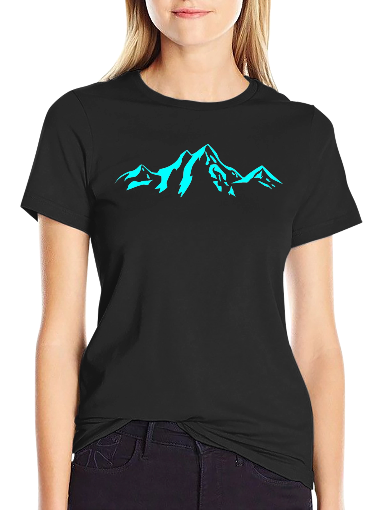 Mountain Graphic Black Tee