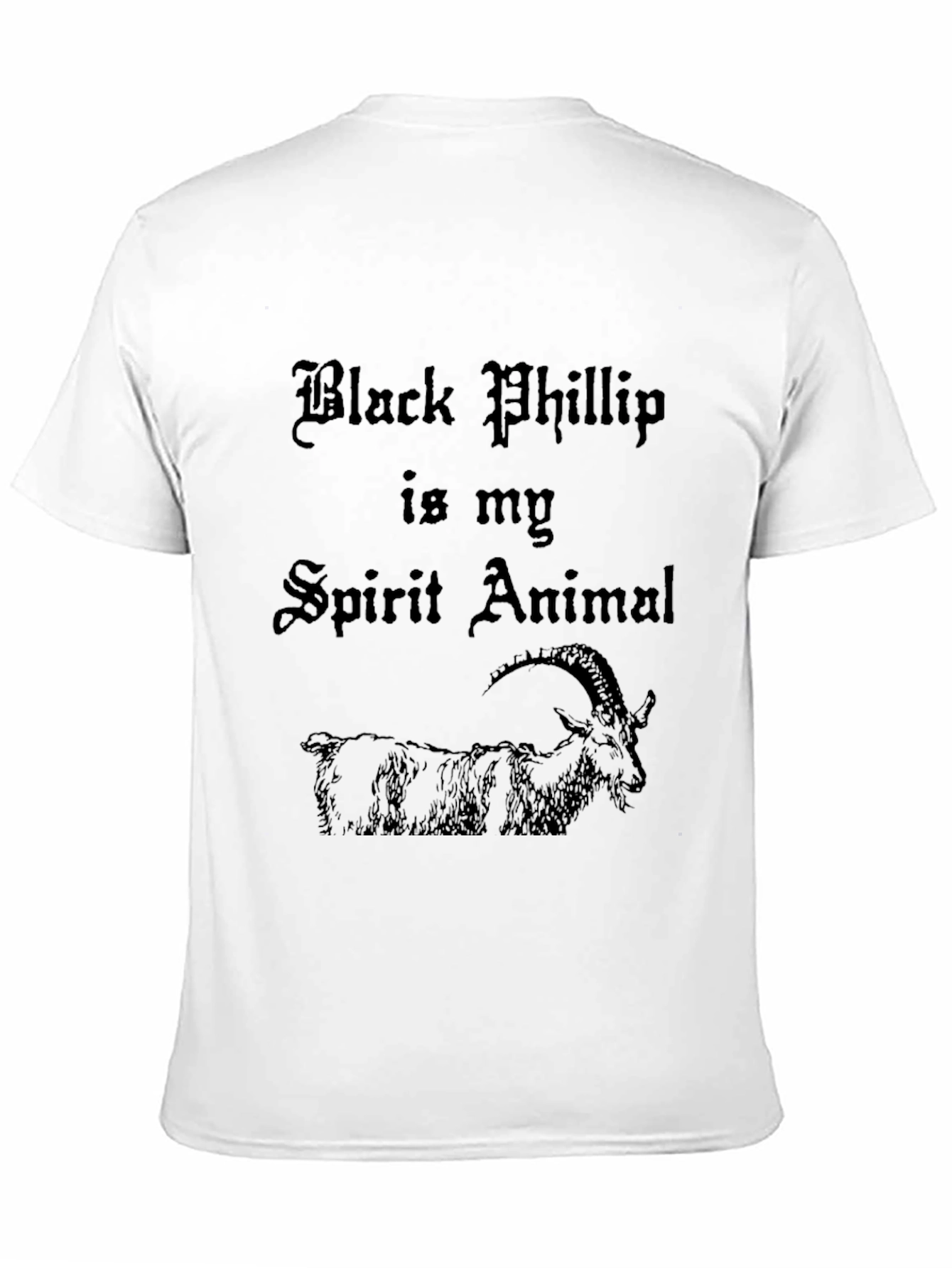 Black Phillip Spirit Animal T-Shirt - Gothic Style