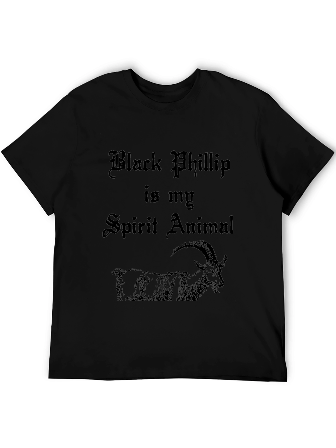 Black Phillip Spirit Animal T-Shirt - Gothic Style
