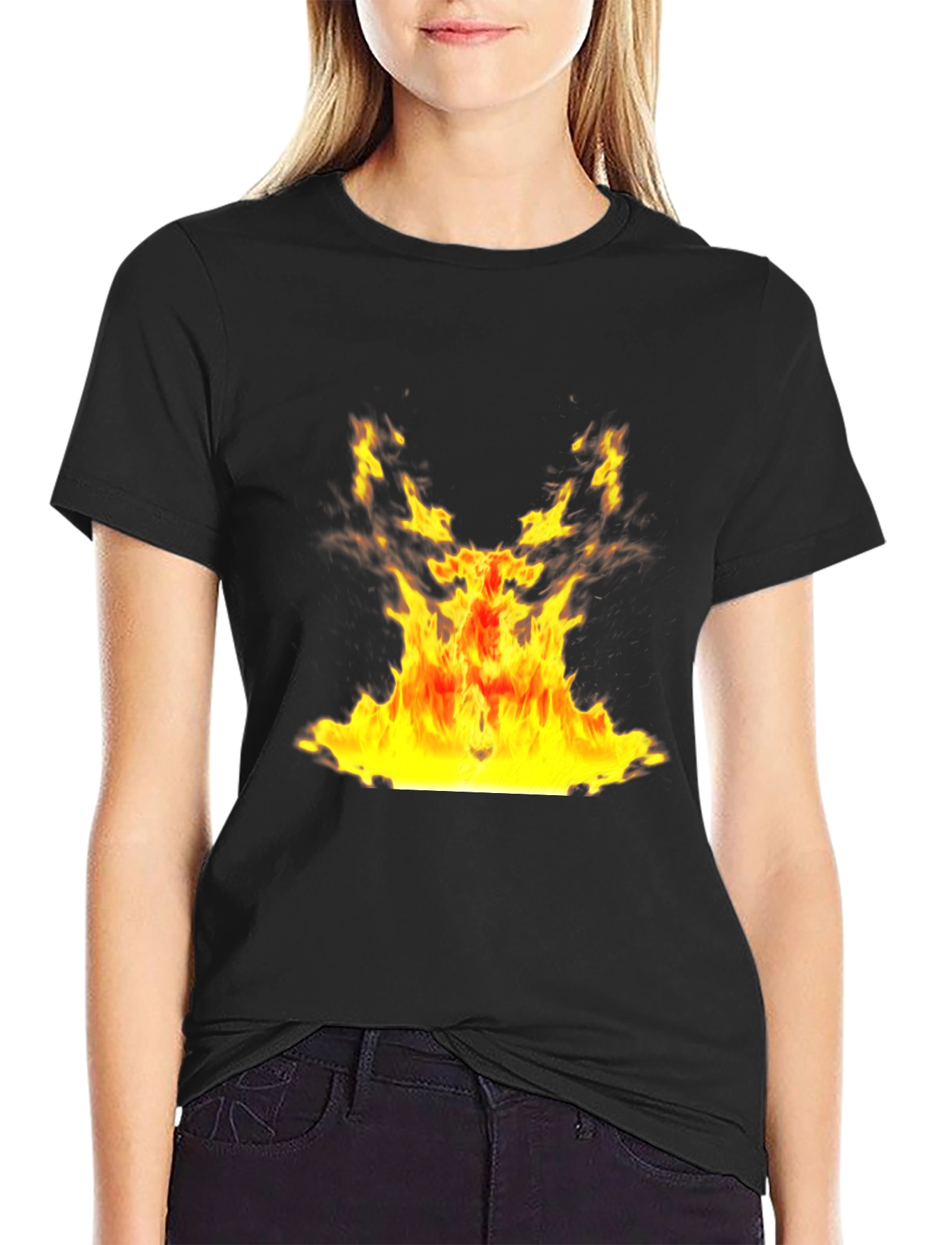 Inferno Graphic Tee - Bold Flame Design