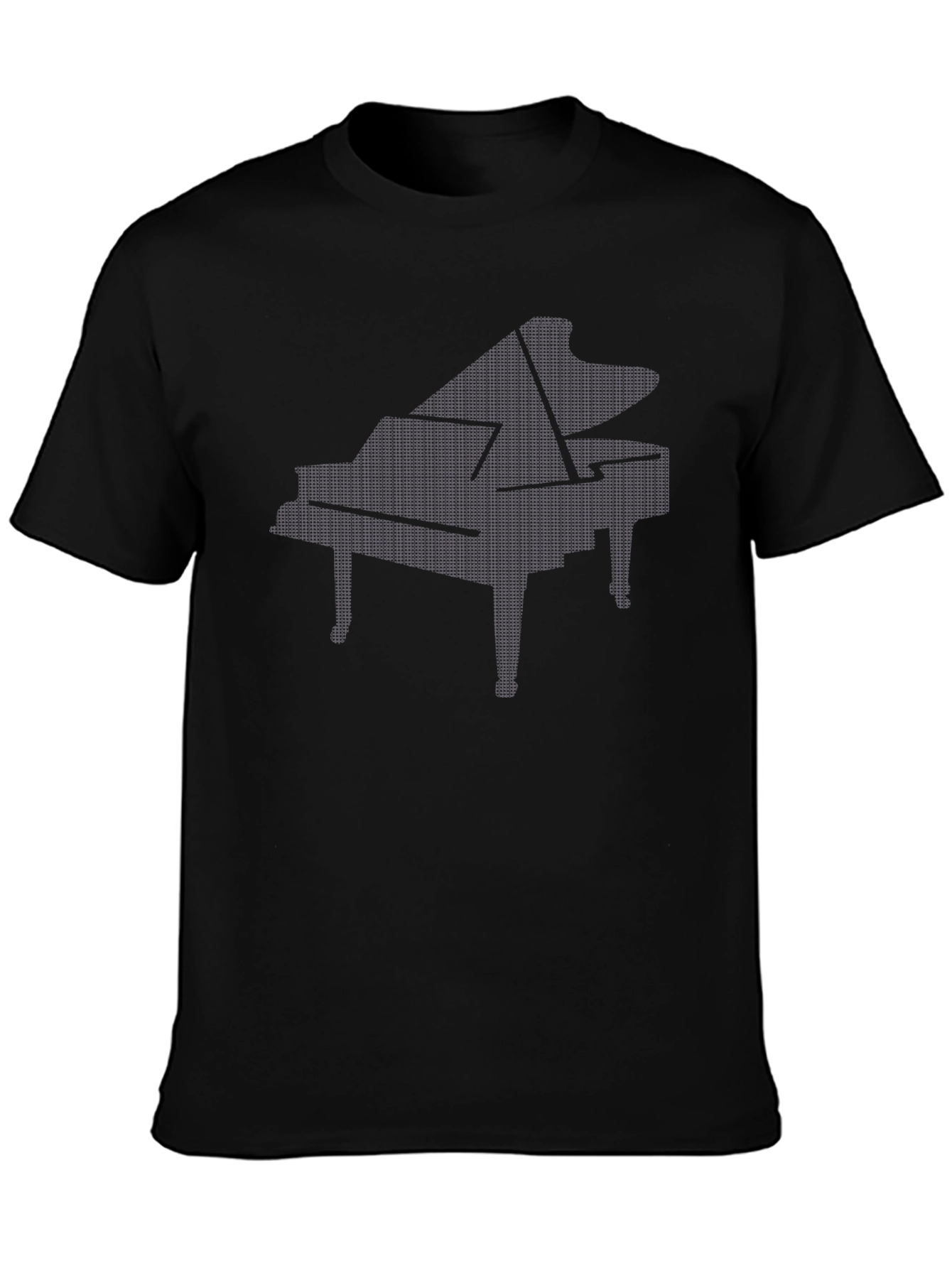 Grand Piano Graphic Tee - Black