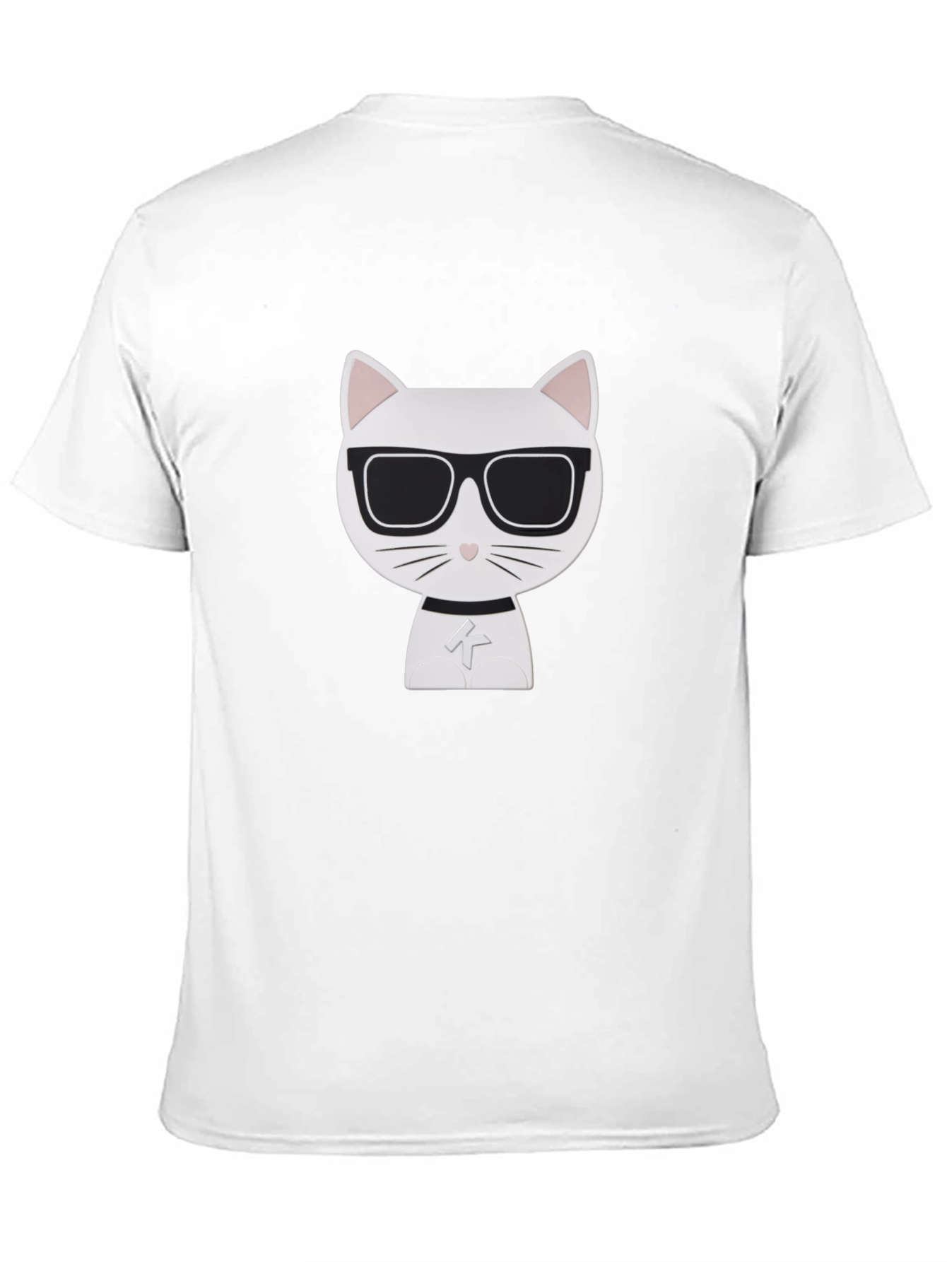 Cool Cat Graphic Tee - Black Cotton Shirt