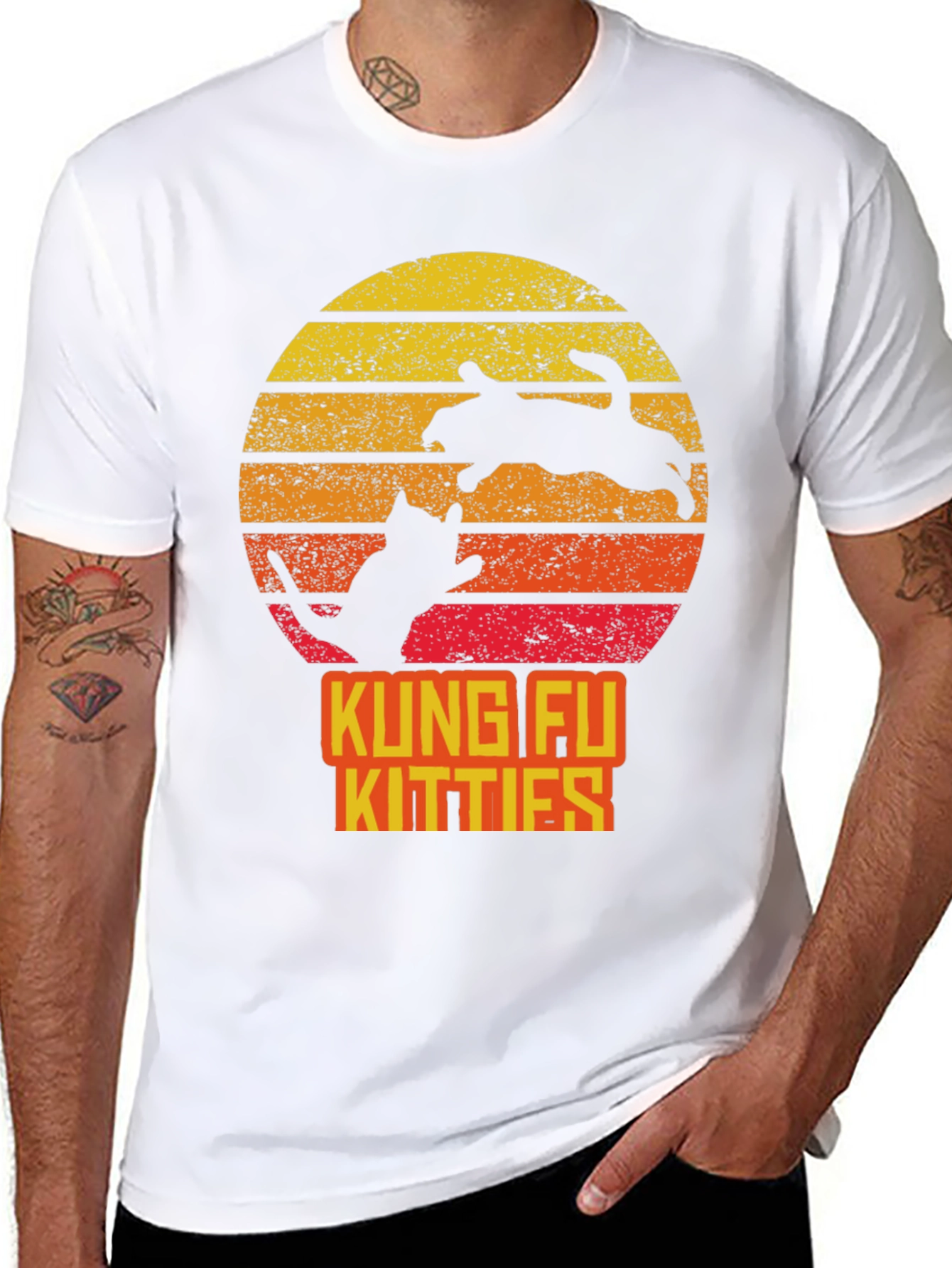 Kung Fu Kitties Graphic T-Shirt