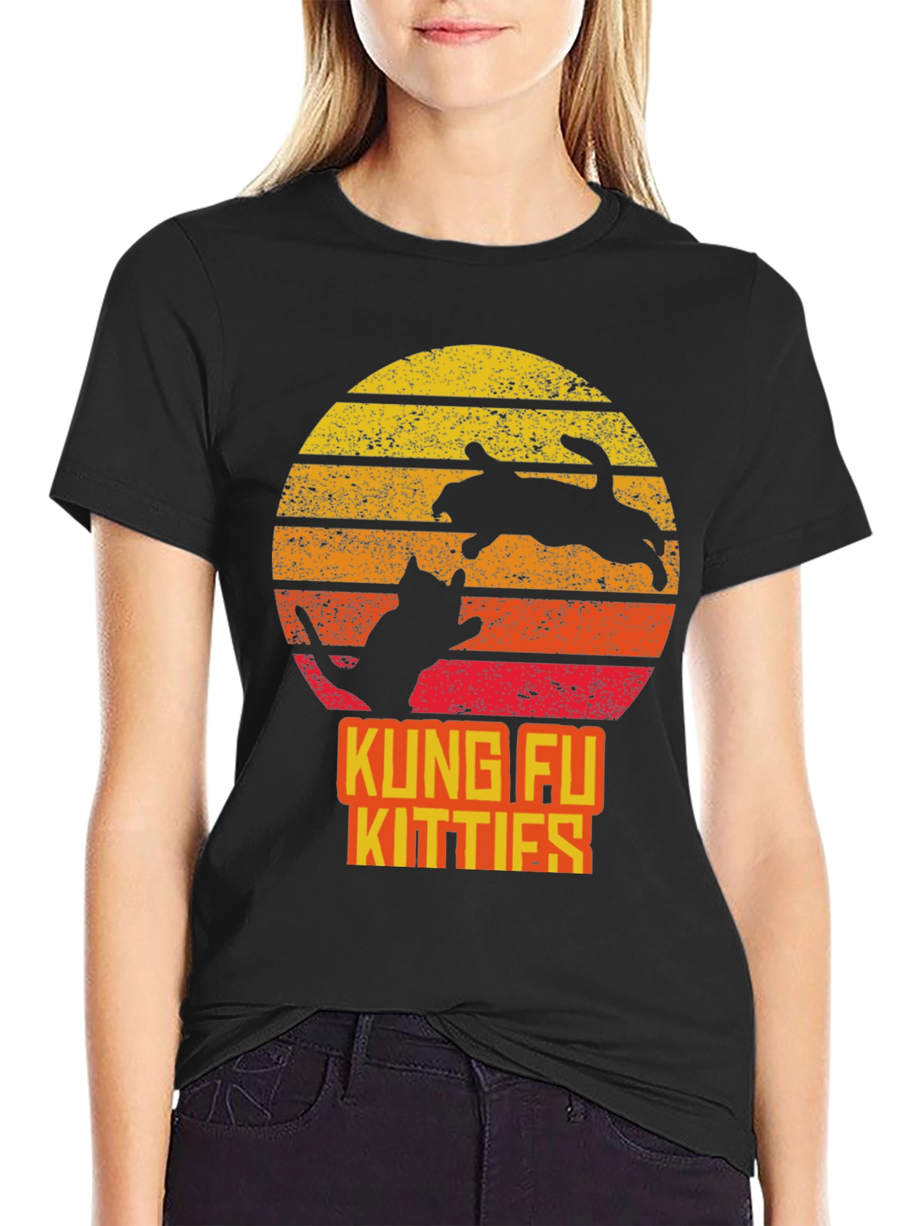 Kung Fu Kitties Graphic T-Shirt
