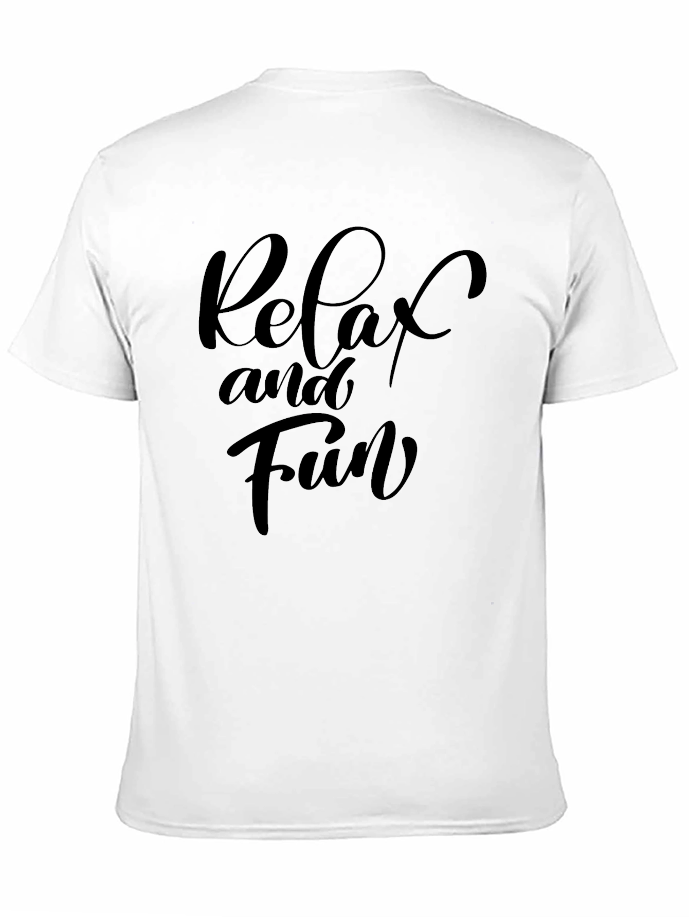 Relax and Fun Graphic Tee - Black