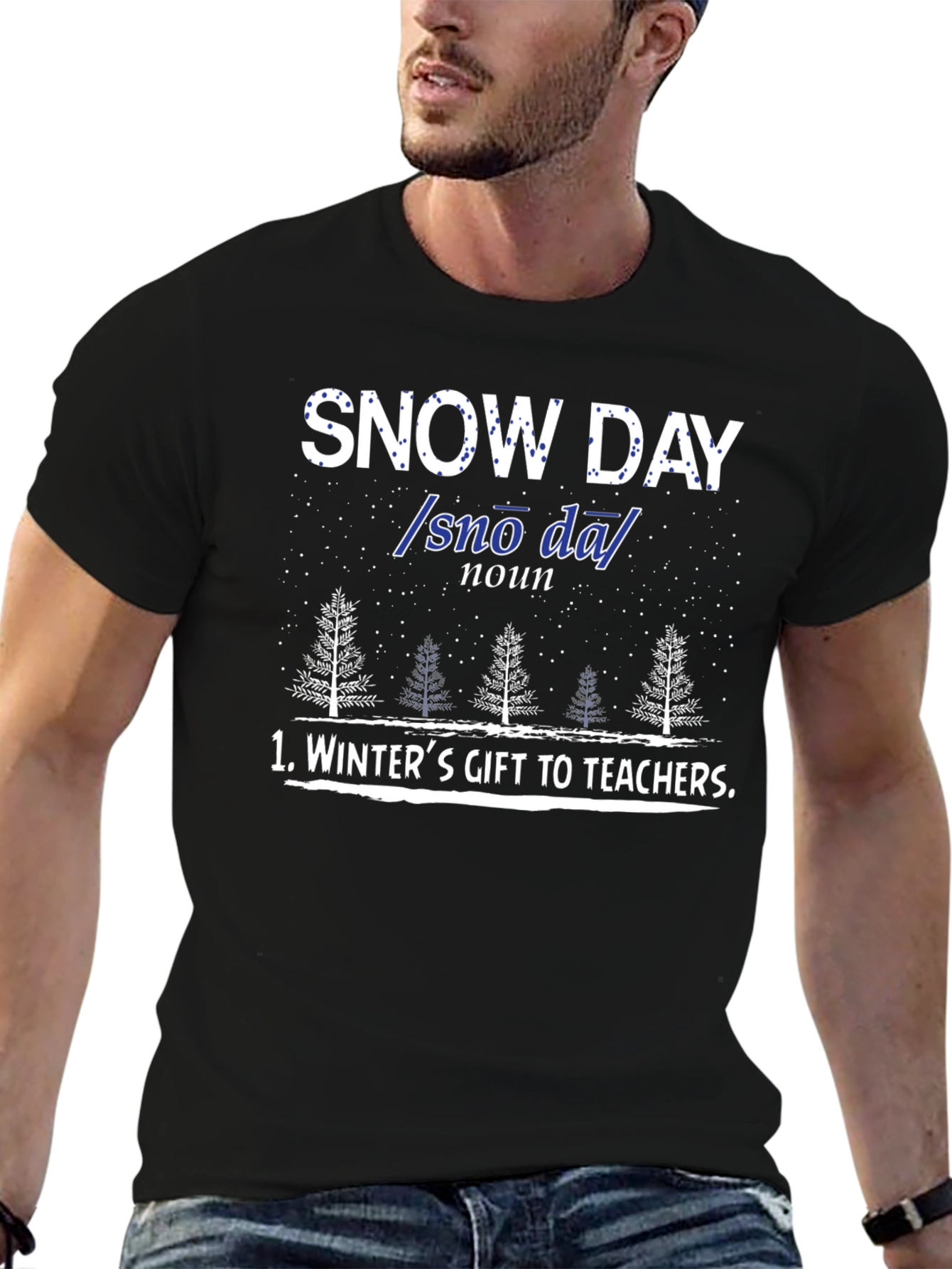 Snow Day Teacher Gift T-Shirt