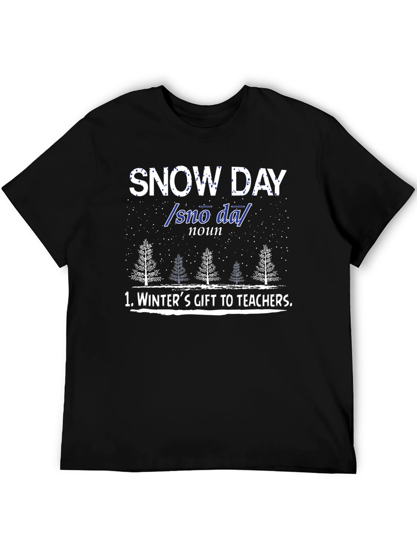 Snow Day Teacher Gift T-Shirt
