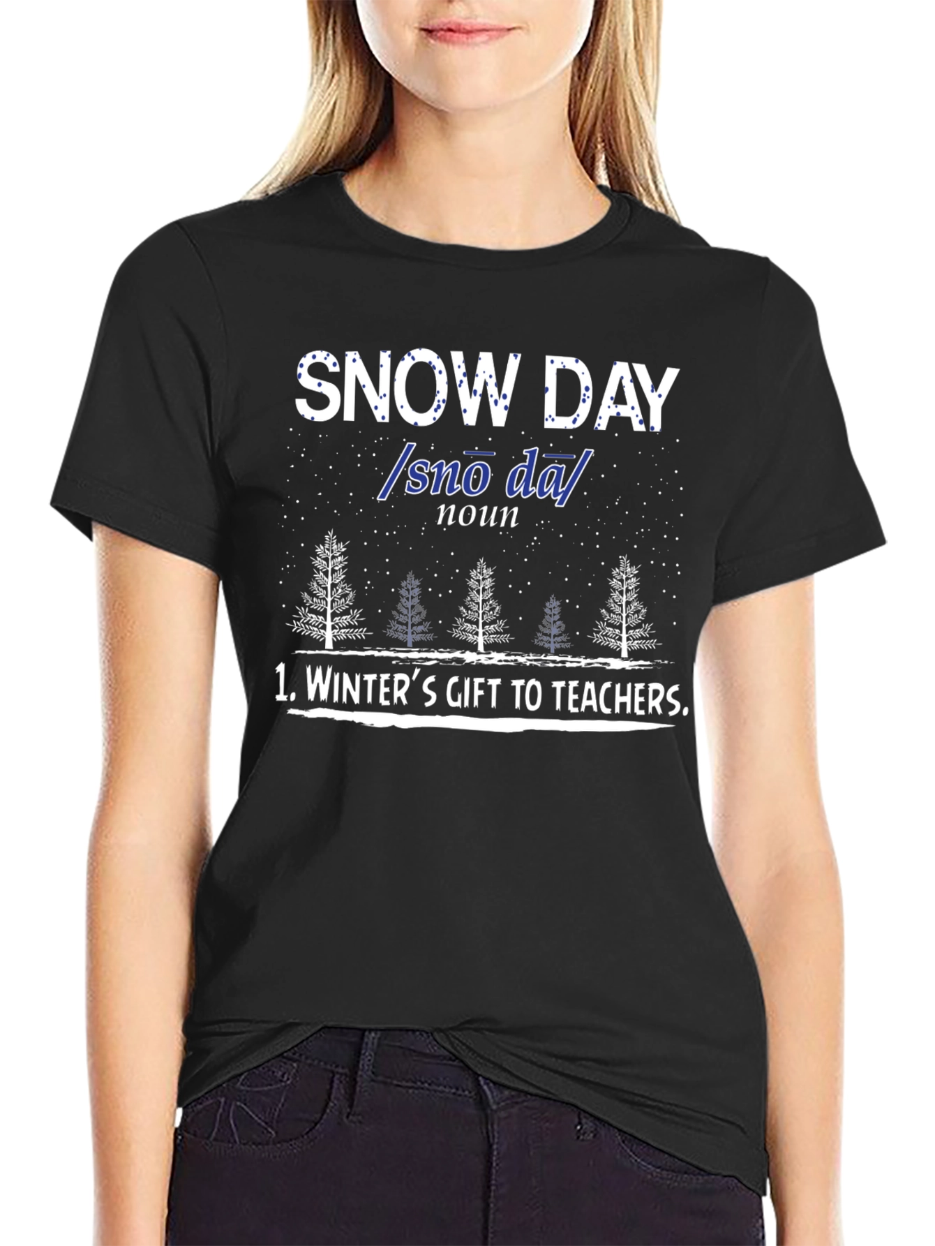 Snow Day Teacher Gift T-Shirt