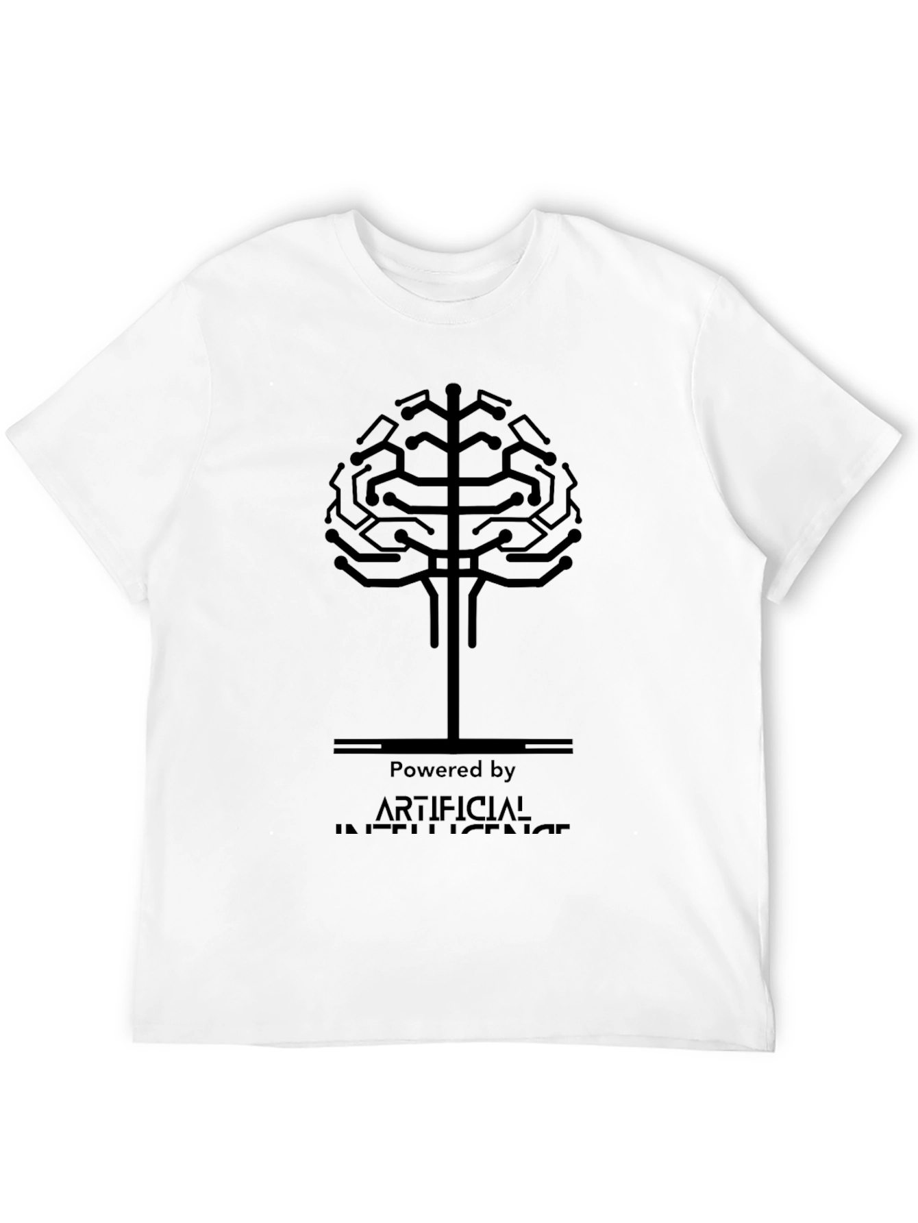 AI Brain T-Shirt - Powered by Artificial Intelligence Tee