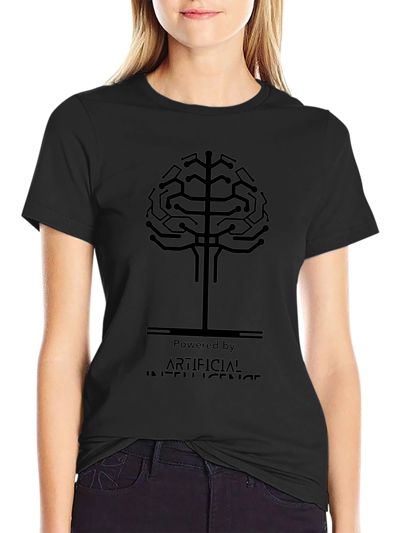 AI Brain T-Shirt - Powered by Artificial Intelligence Tee