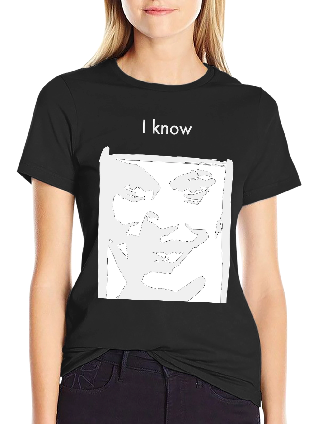 I Know Graphic Tee - Black Unisex T-Shirt
