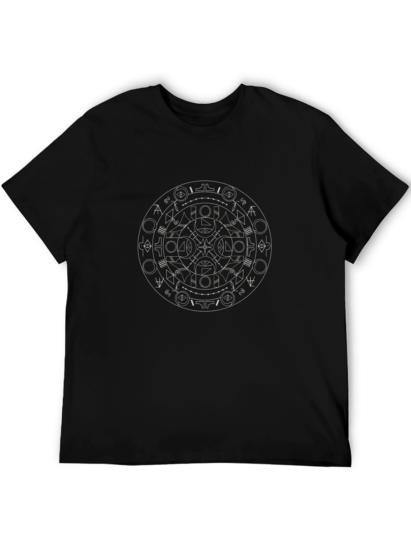 Mystic Circle Graphic Tee - Soft Cotton Comfort