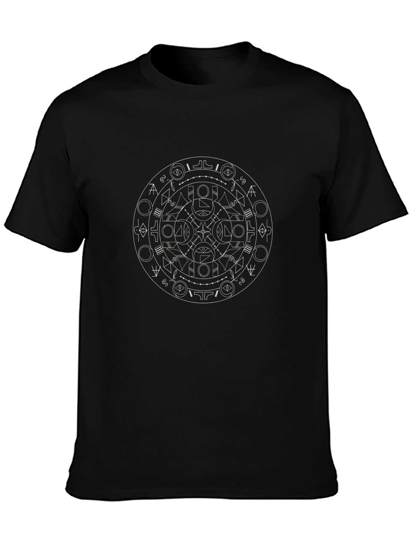 Mystic Circle Graphic Tee - Soft Cotton Comfort