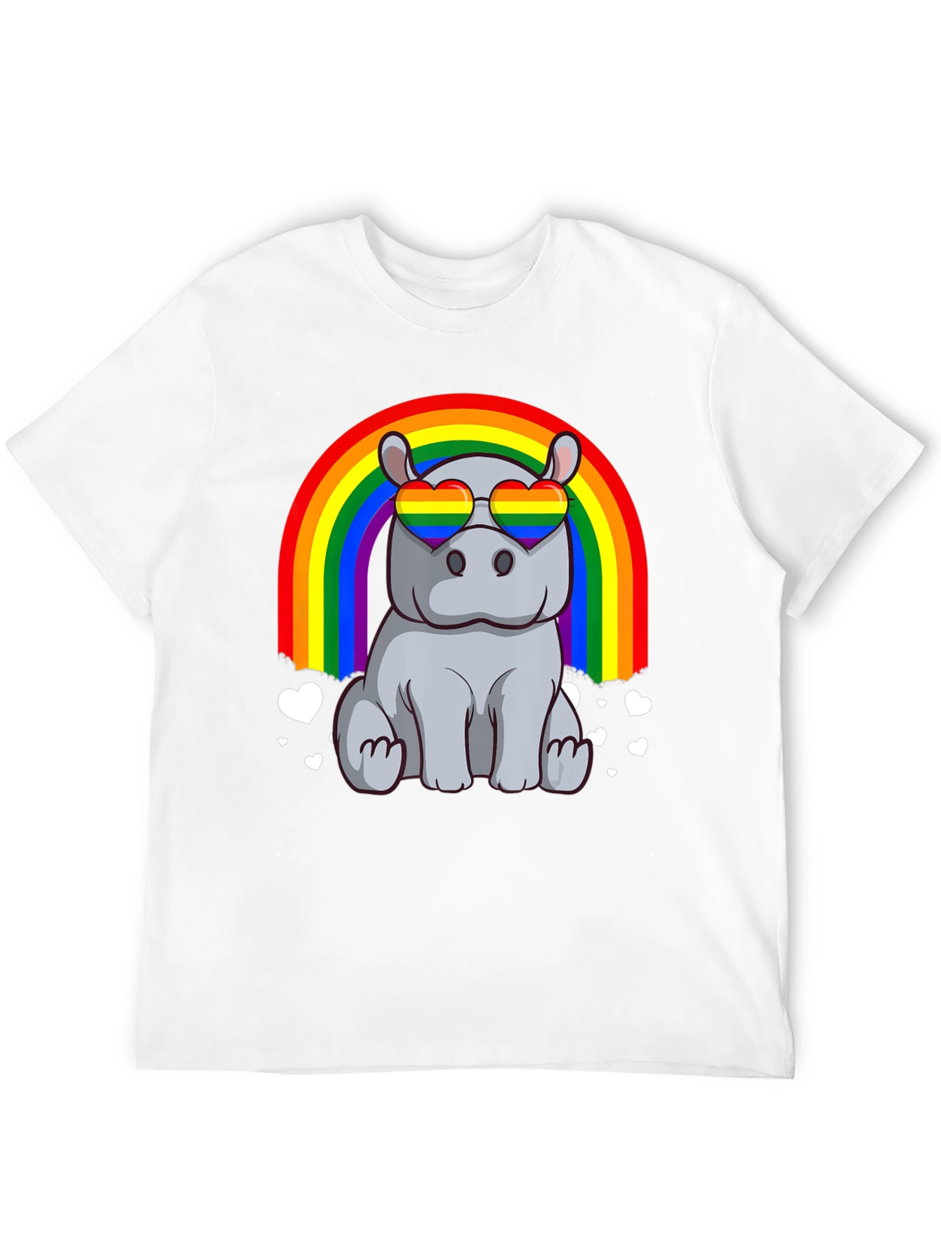 Rainbow Hippo T-Shirt