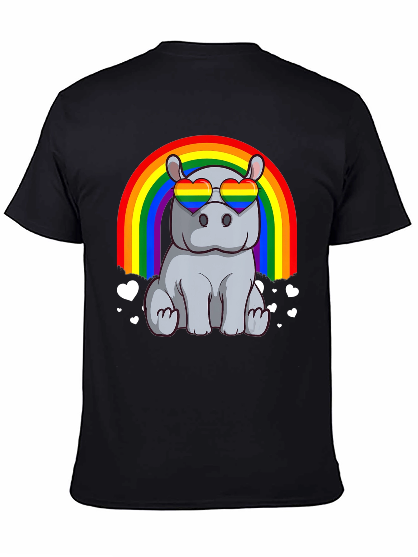 Rainbow Hippo T-Shirt
