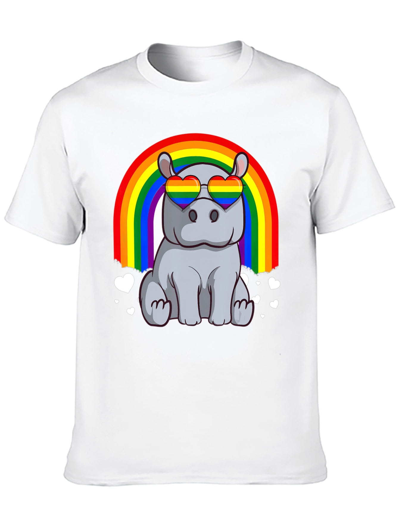 Rainbow Hippo T-Shirt