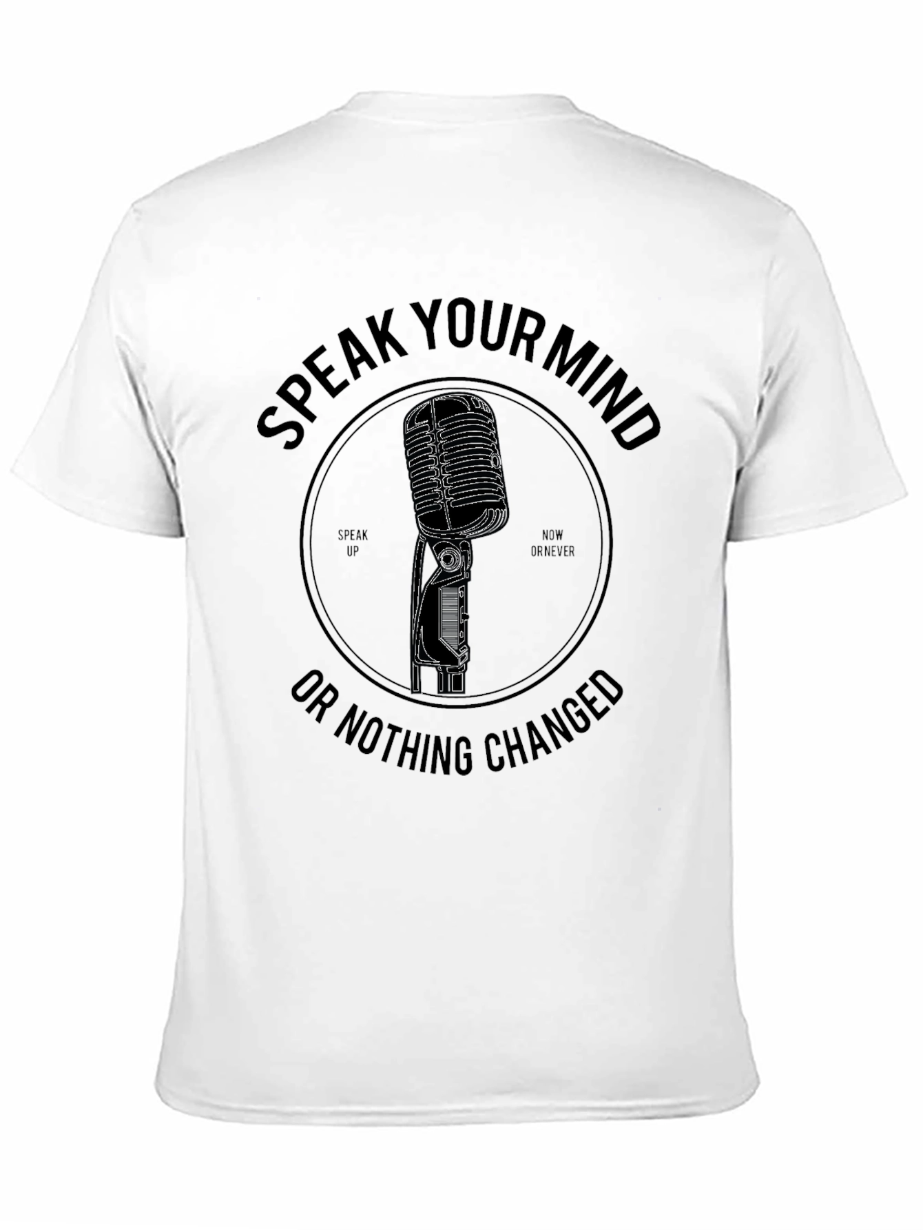 Speak Your Mind Black Graphic Tee