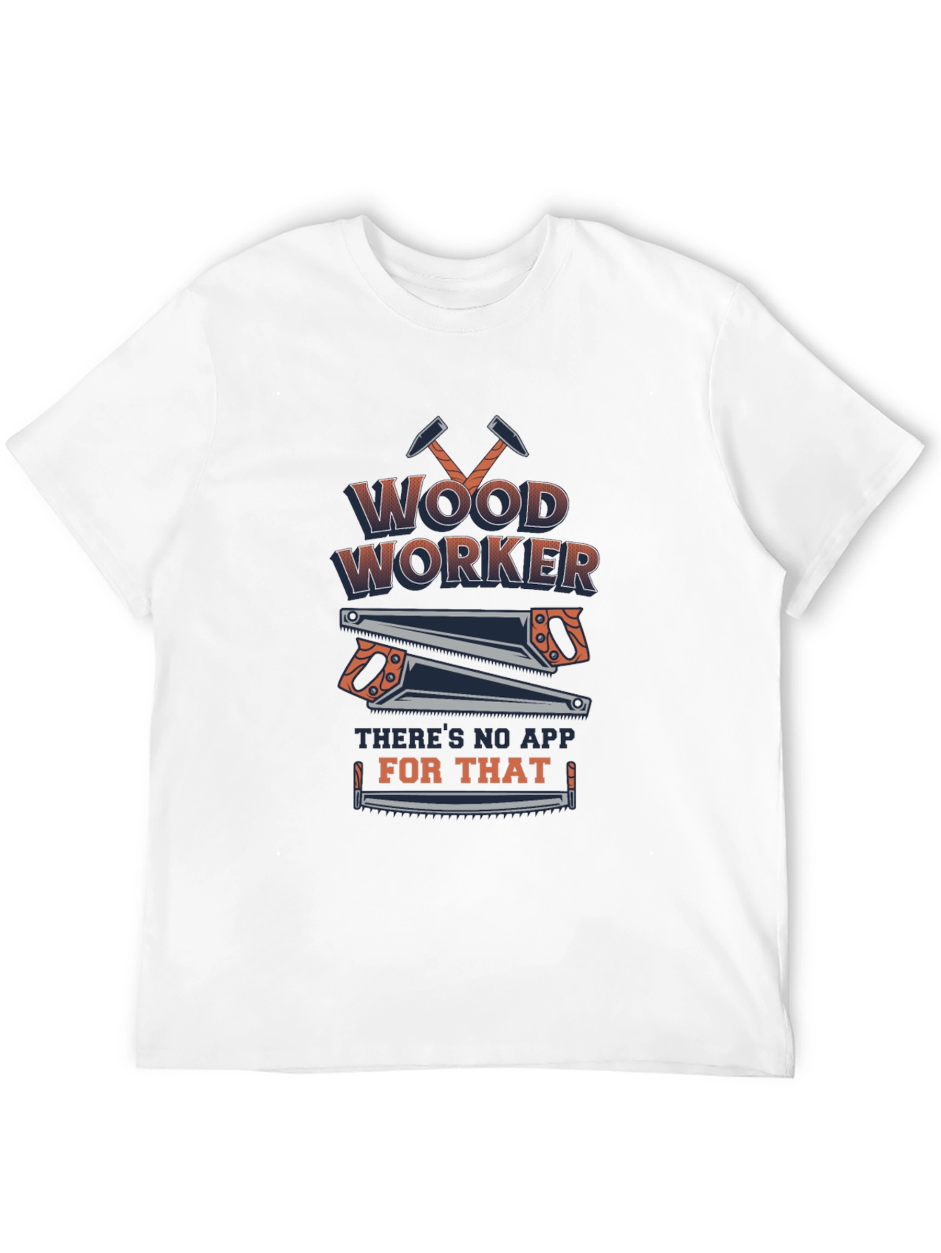 Woodworker No App T-Shirt - Black Cotton Blend