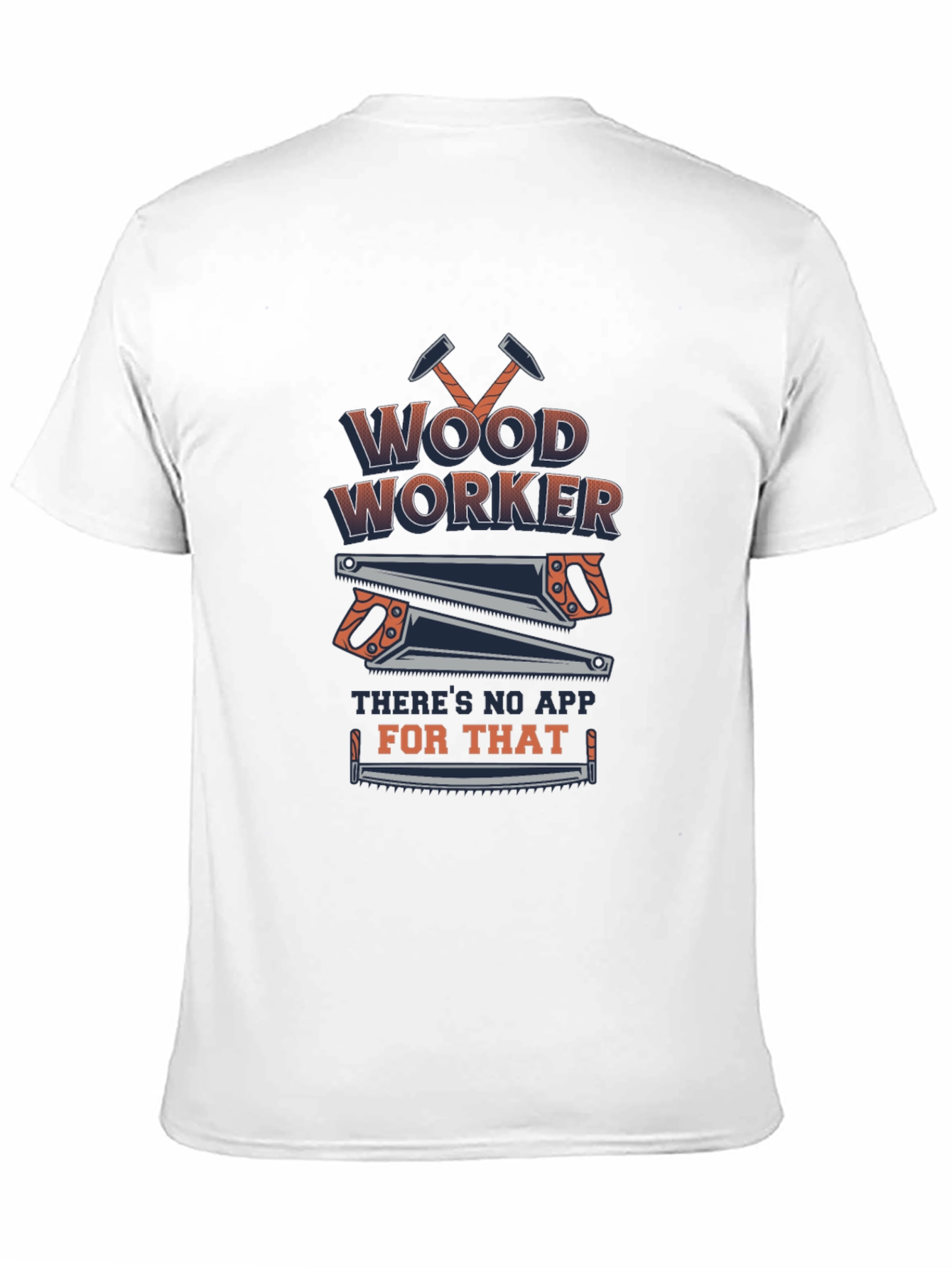 Woodworker No App T-Shirt - Black Cotton Blend