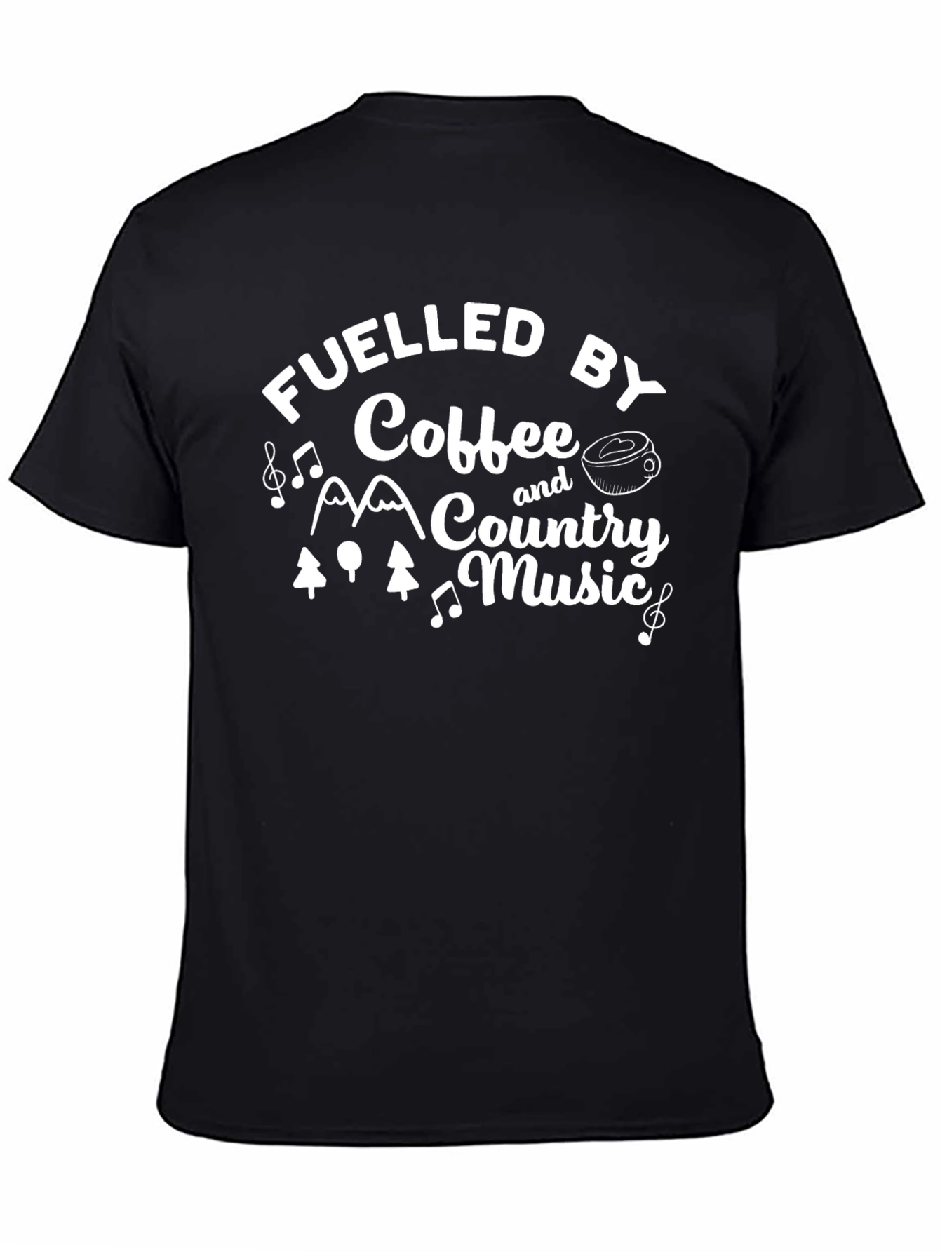 Fueled By Coffee and Country Music T-Shirt