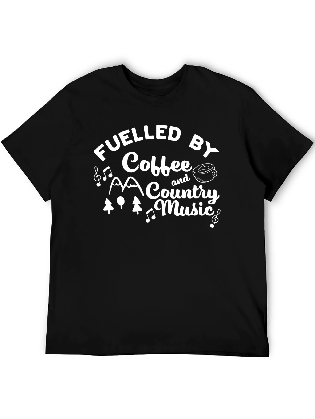 Fueled By Coffee and Country Music T-Shirt