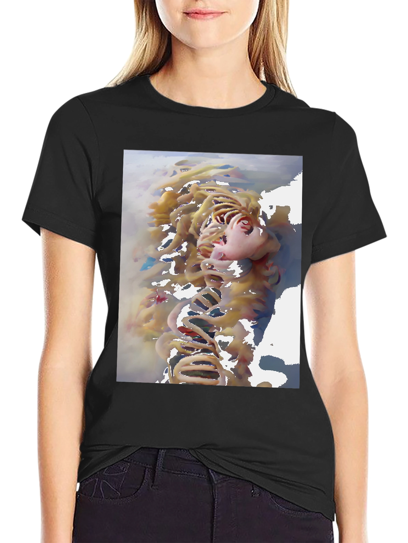 Abstract Face Art T-Shirt