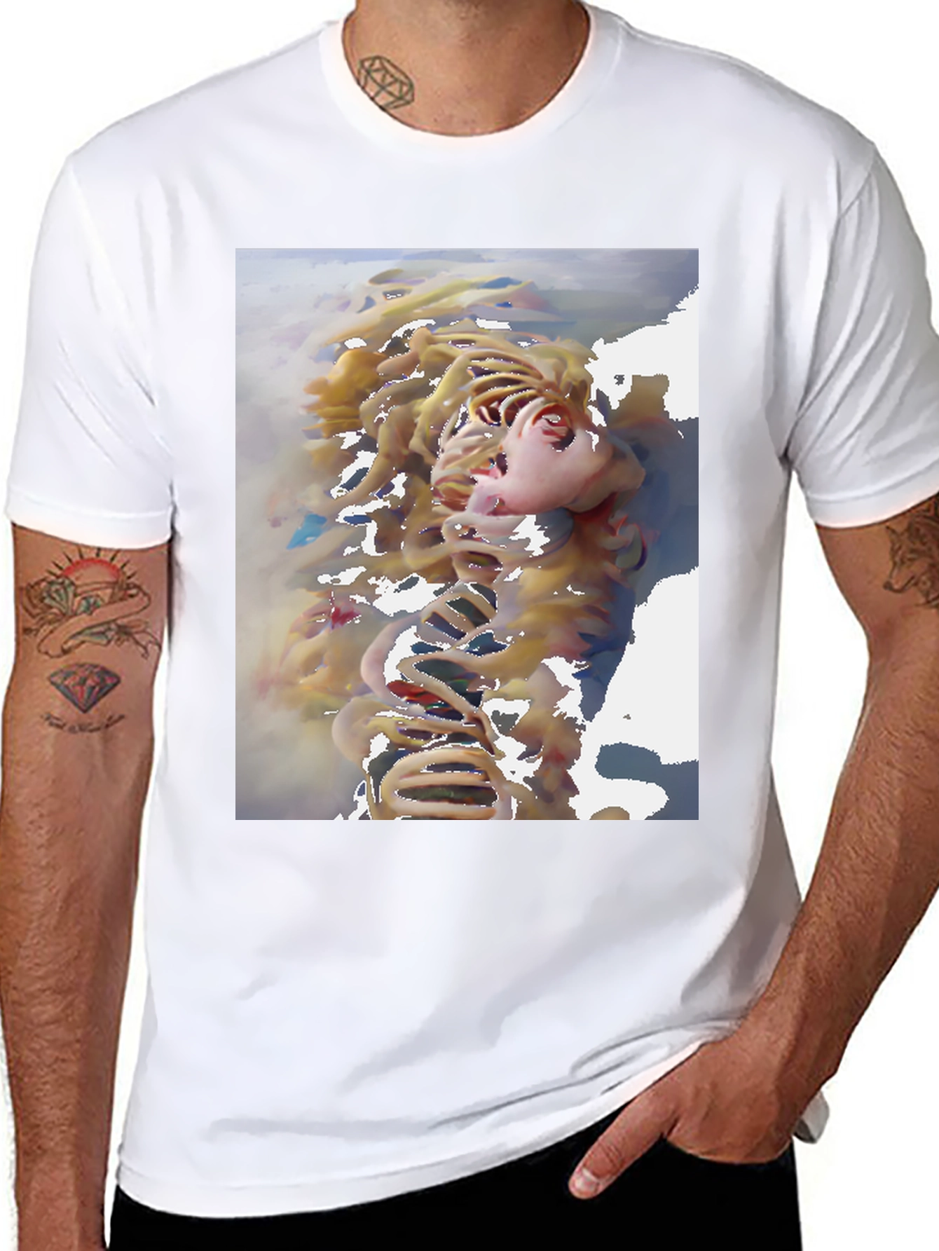 Abstract Face Art T-Shirt