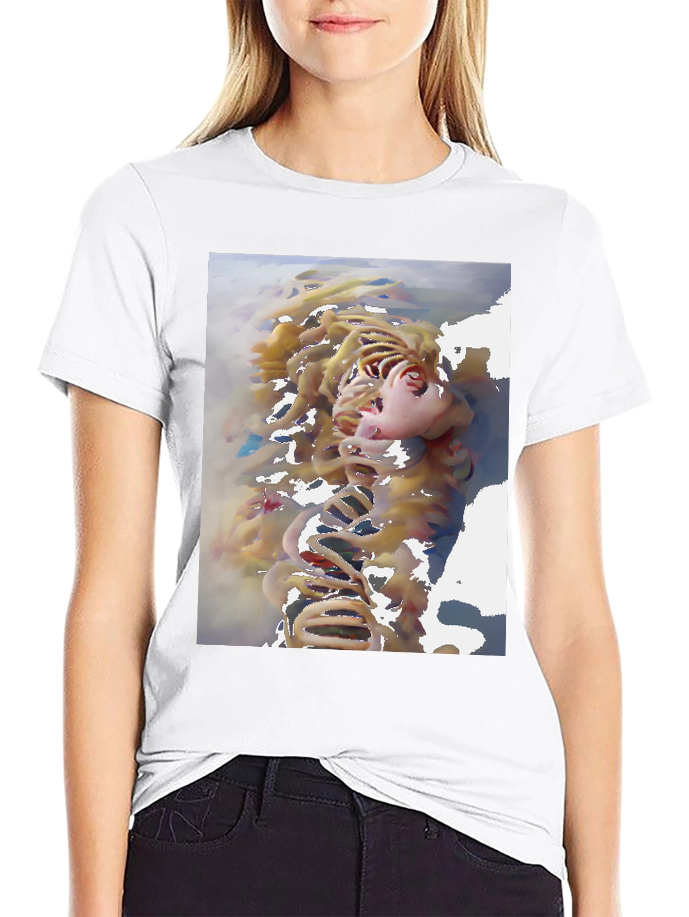 Abstract Face Art T-Shirt