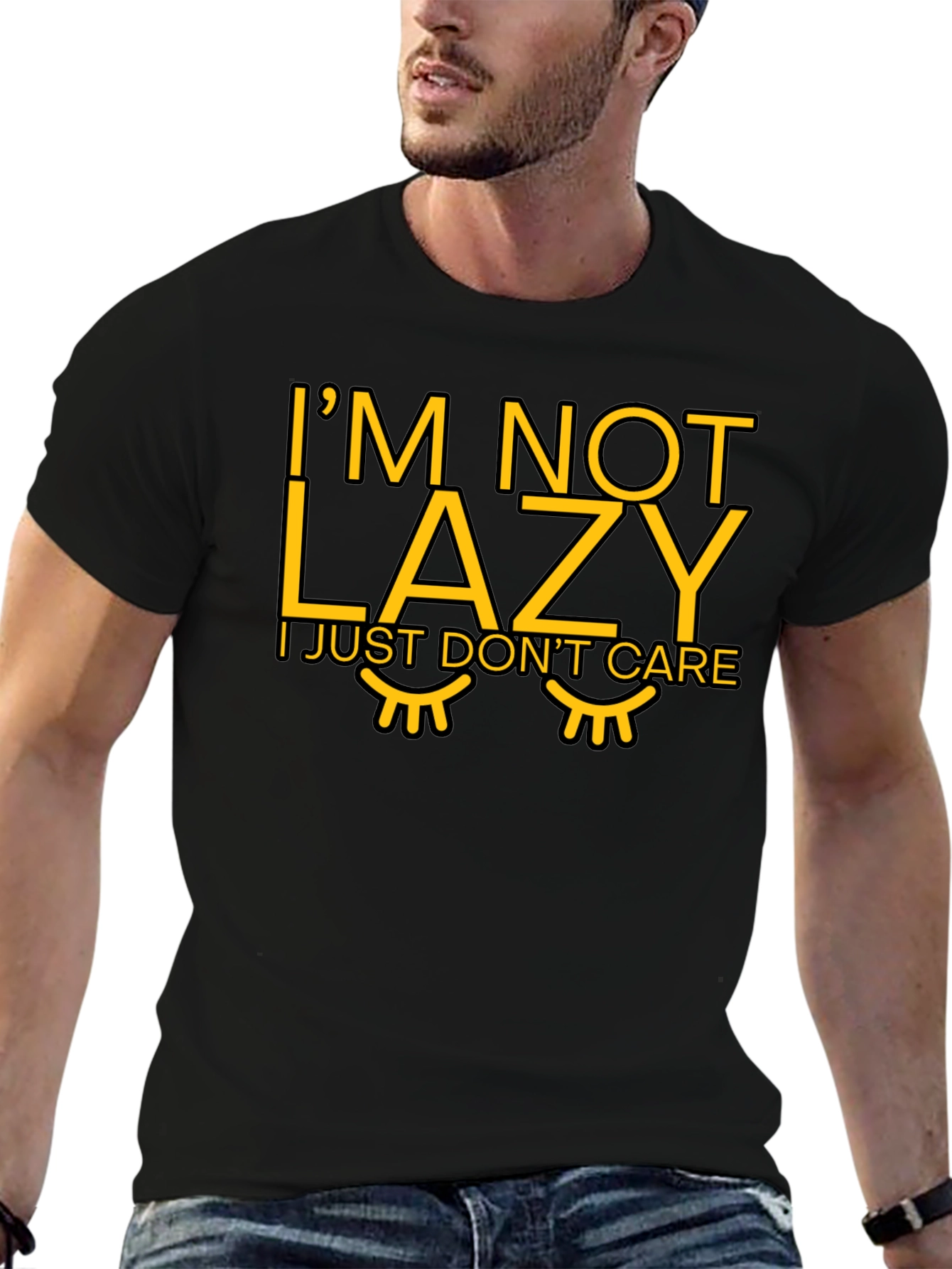 Im Not Lazy Graphic T-Shirt - Funny Casual Tee