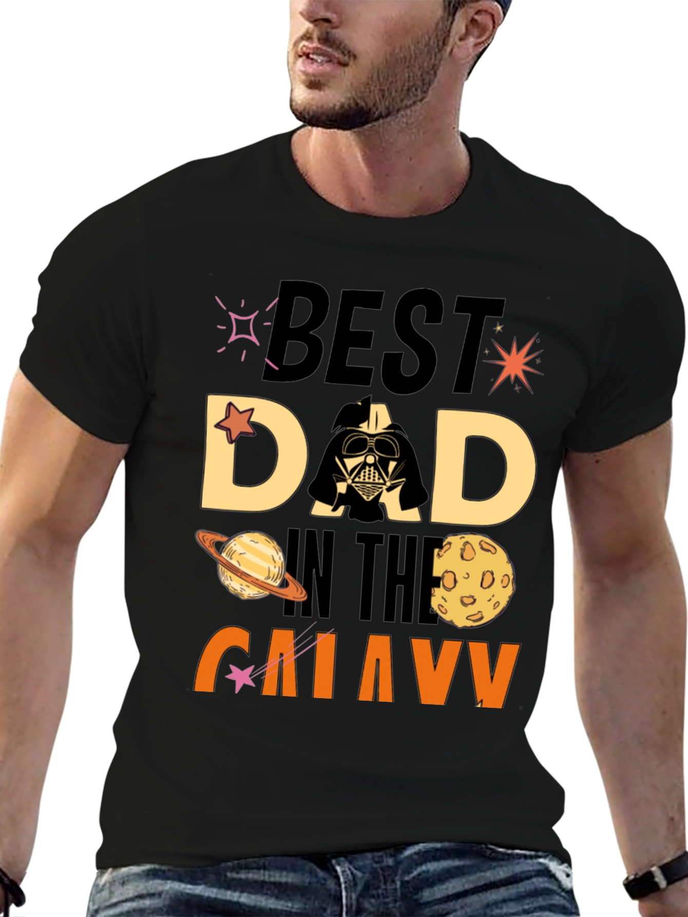 Best Dad in the Galaxy Star Wars T-Shirt