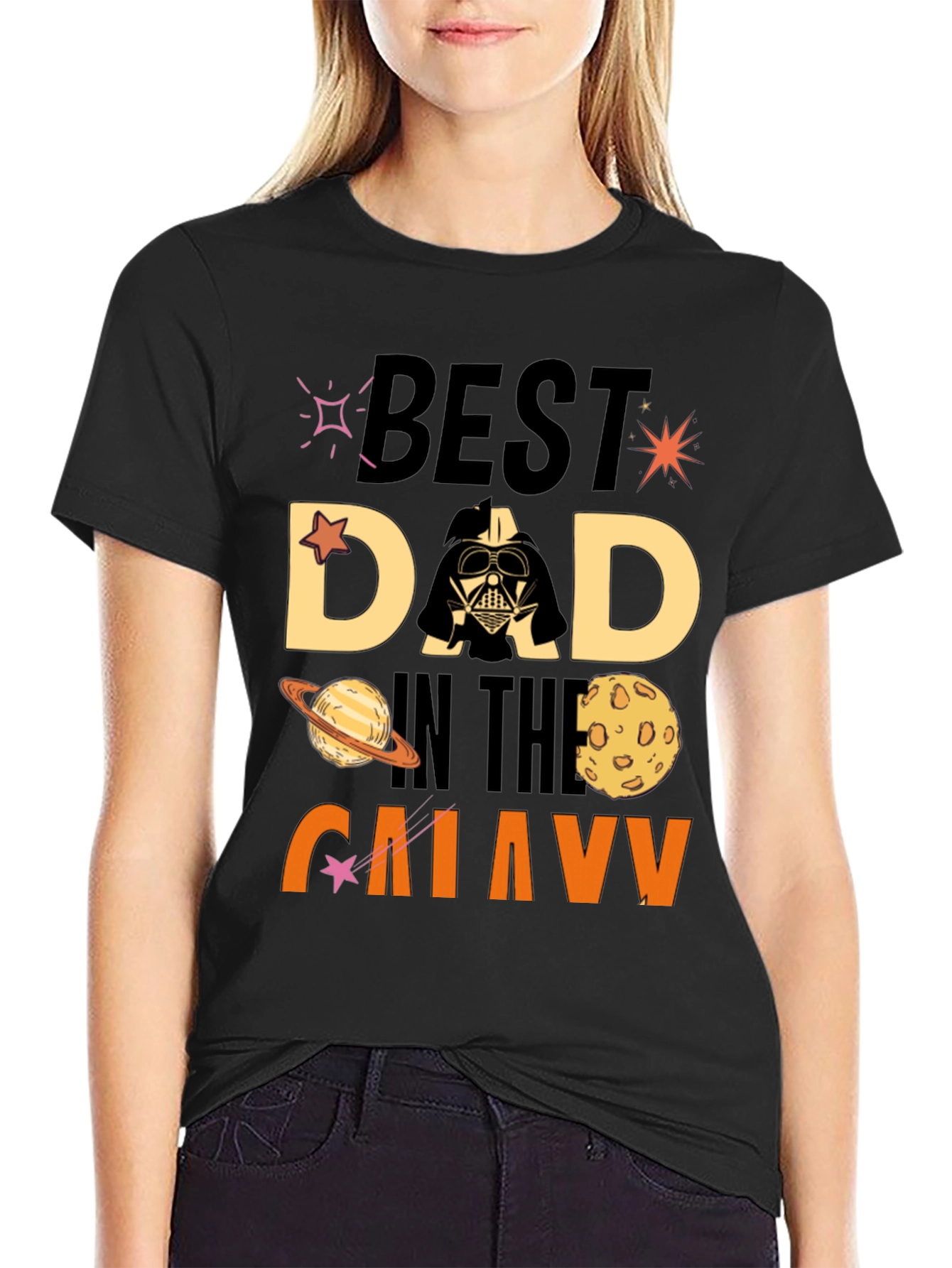 Best Dad in the Galaxy Star Wars T-Shirt