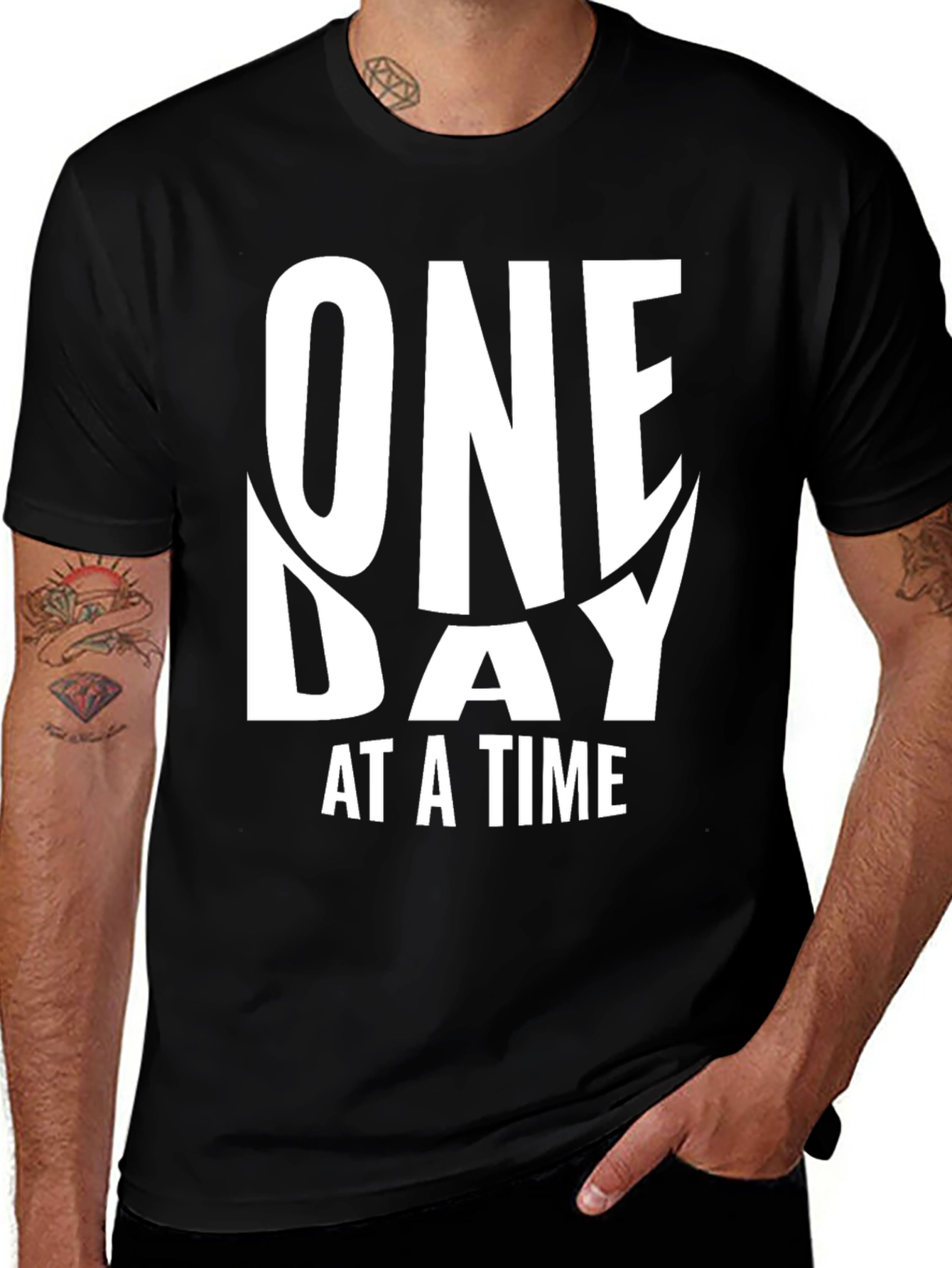 One Day At A Time Graphic T-Shirt